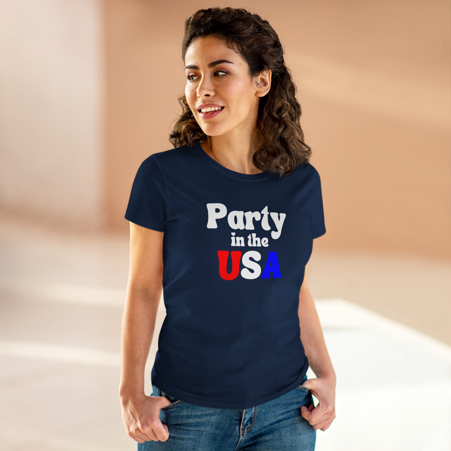 Party in the USA Women's Patriotic Tee