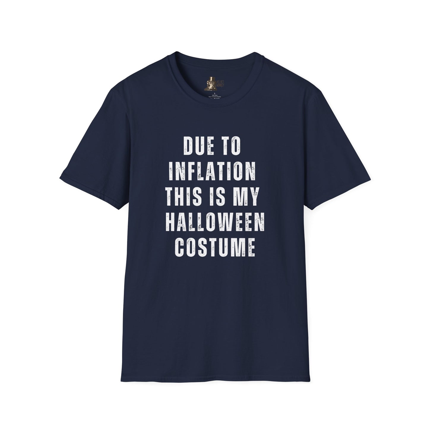 Due To Inflation This Is My Halloween Costume Men's Halloween T-Shirt
