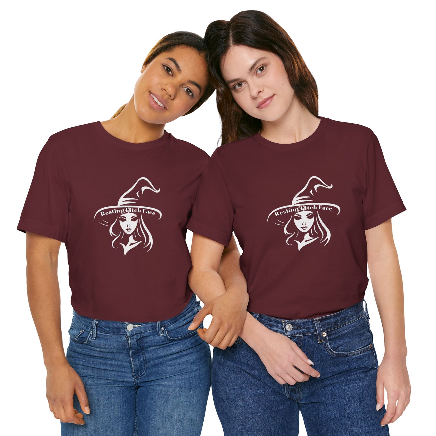 Resting Witch Face Women's Halloween Tee