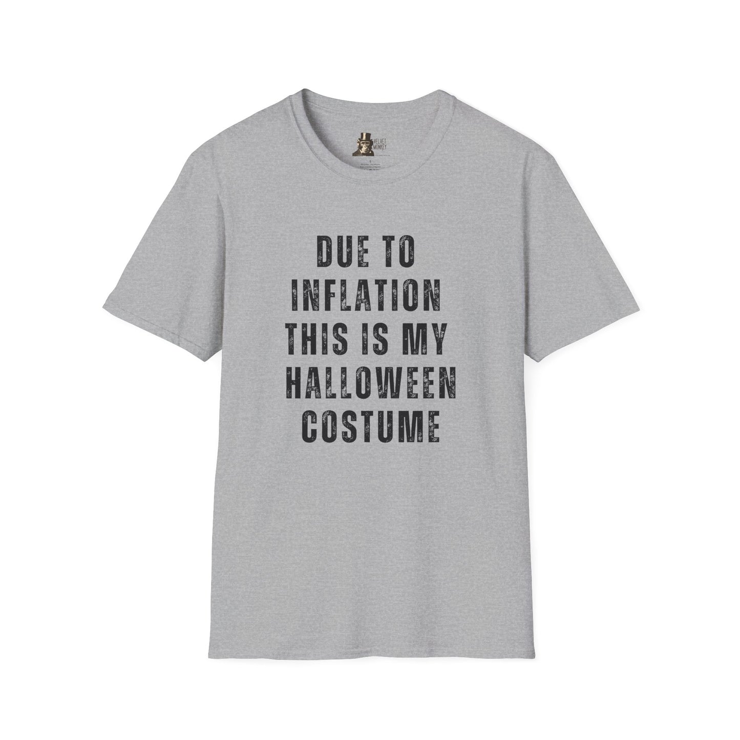 Due To Inflation This Is My Halloween Costume Men's Halloween T-Shirt