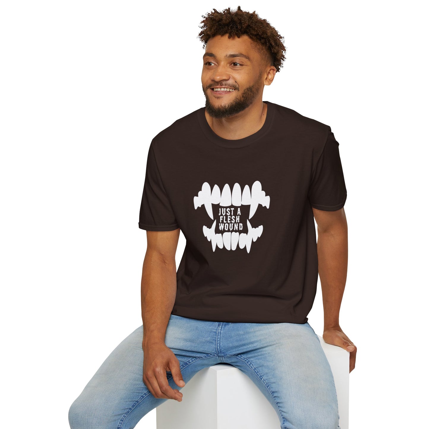 Just A Flesh Would Men's Halloween T-Shirt