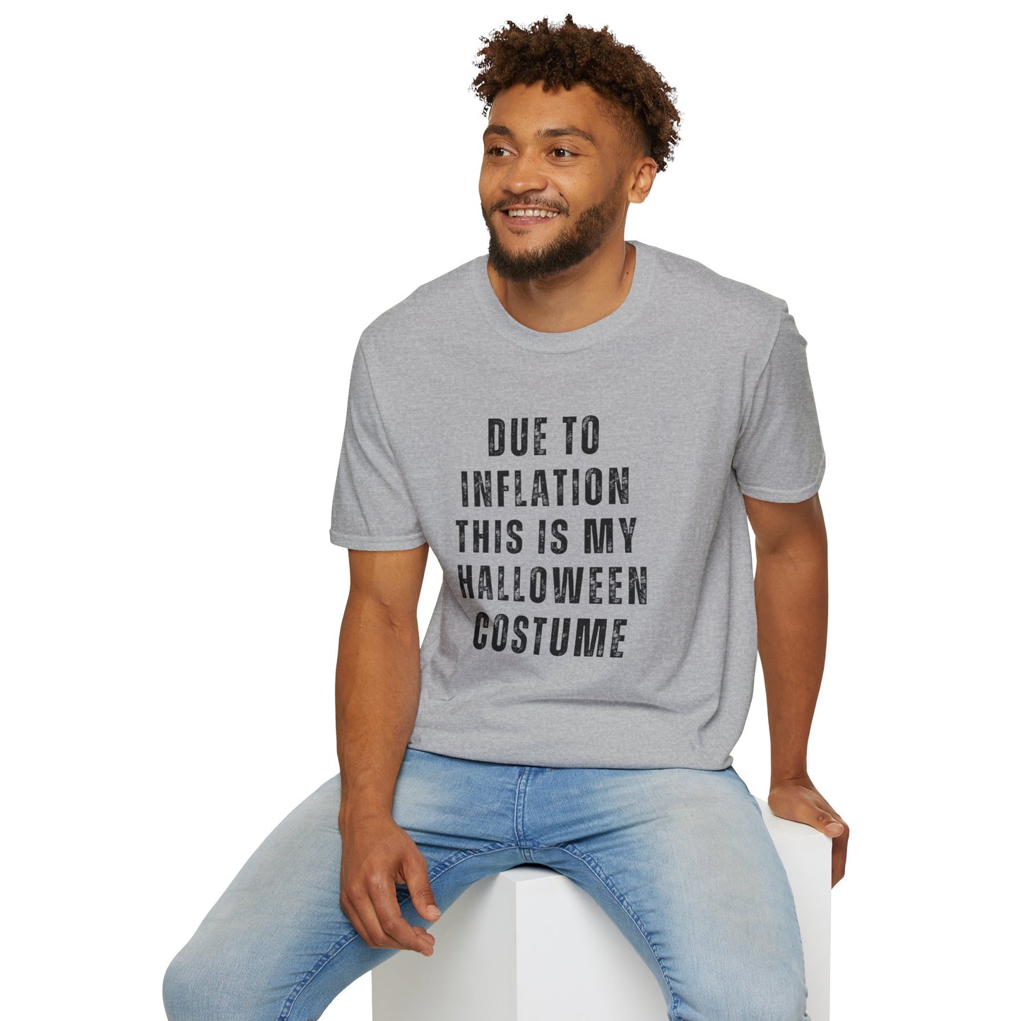 Due To Inflation This Is My Halloween Costume Men's Halloween T-Shirt