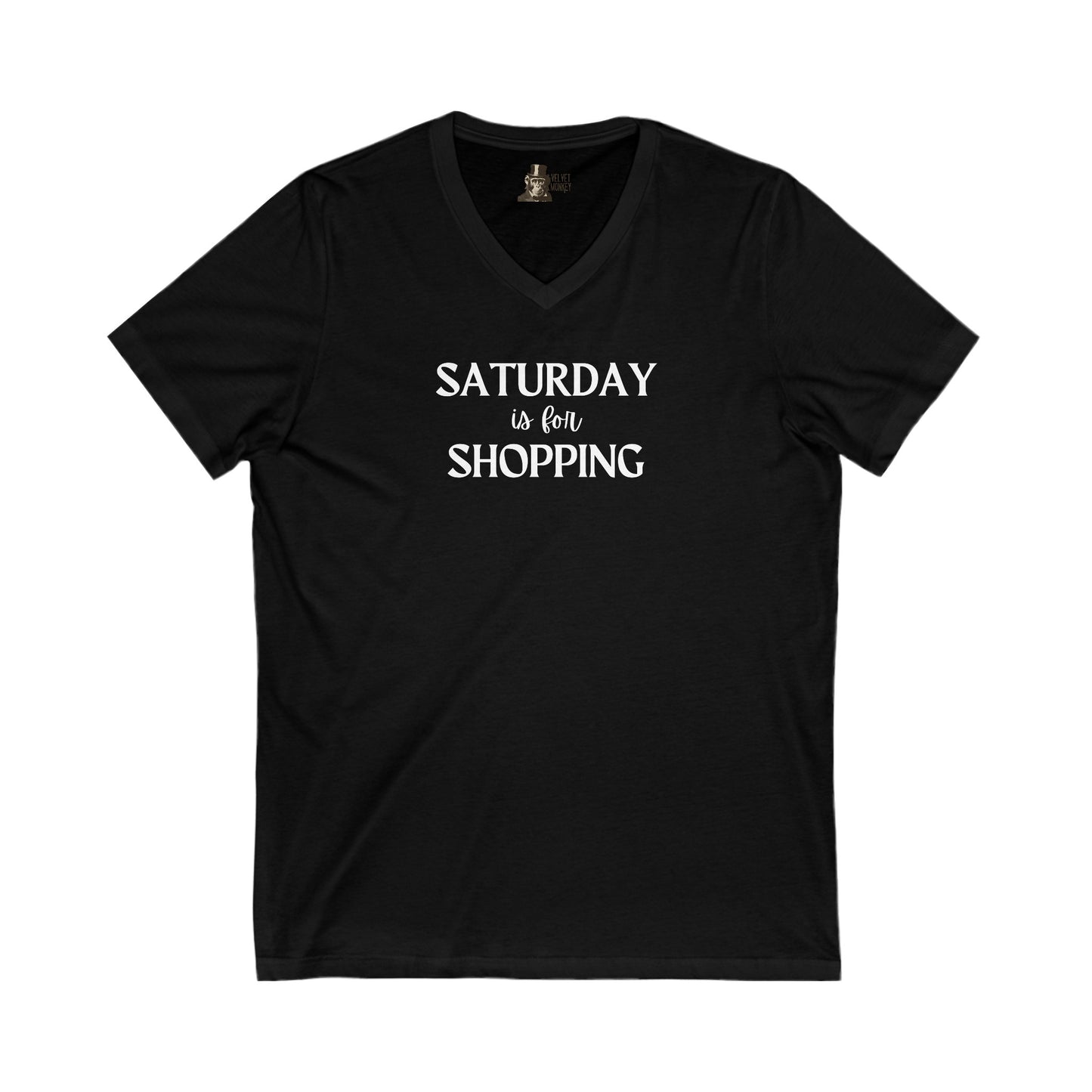 Saturday is for Shopping Women's V-Neck Tee