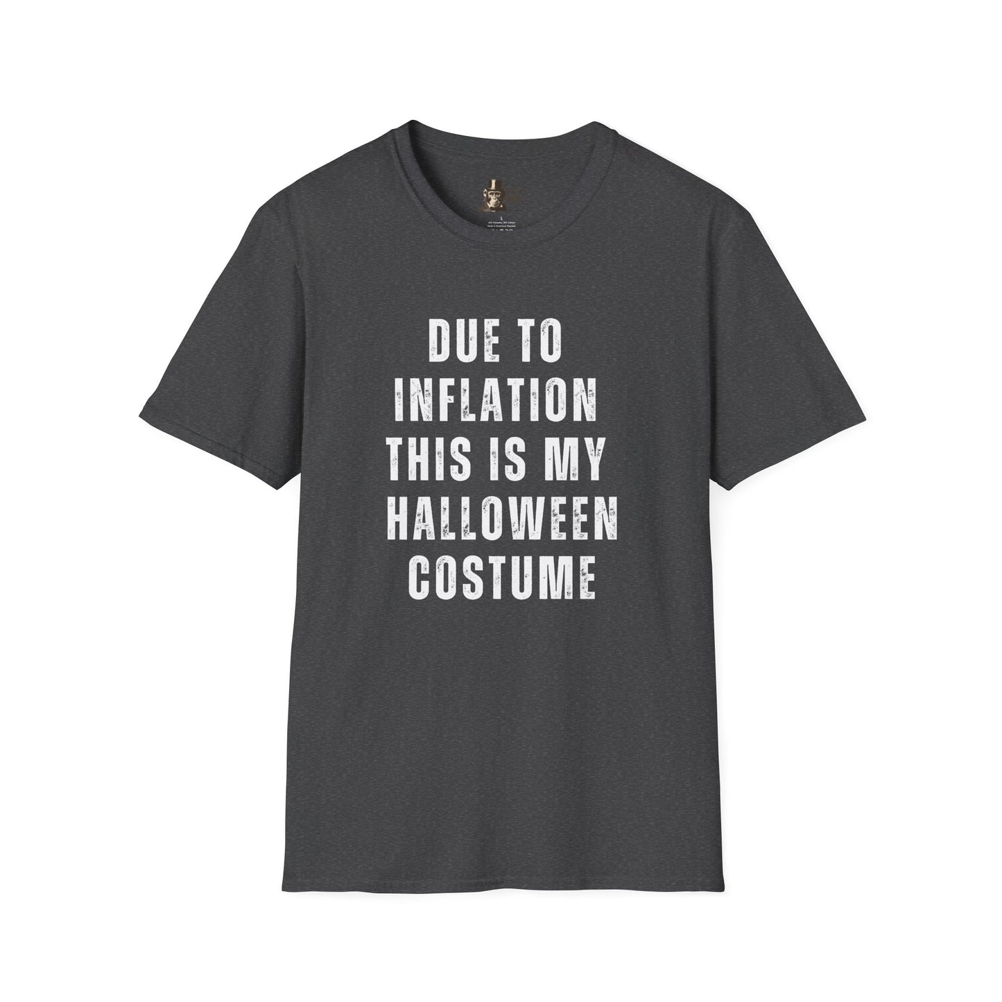 Due To Inflation This Is My Halloween Costume Men's Halloween T-Shirt