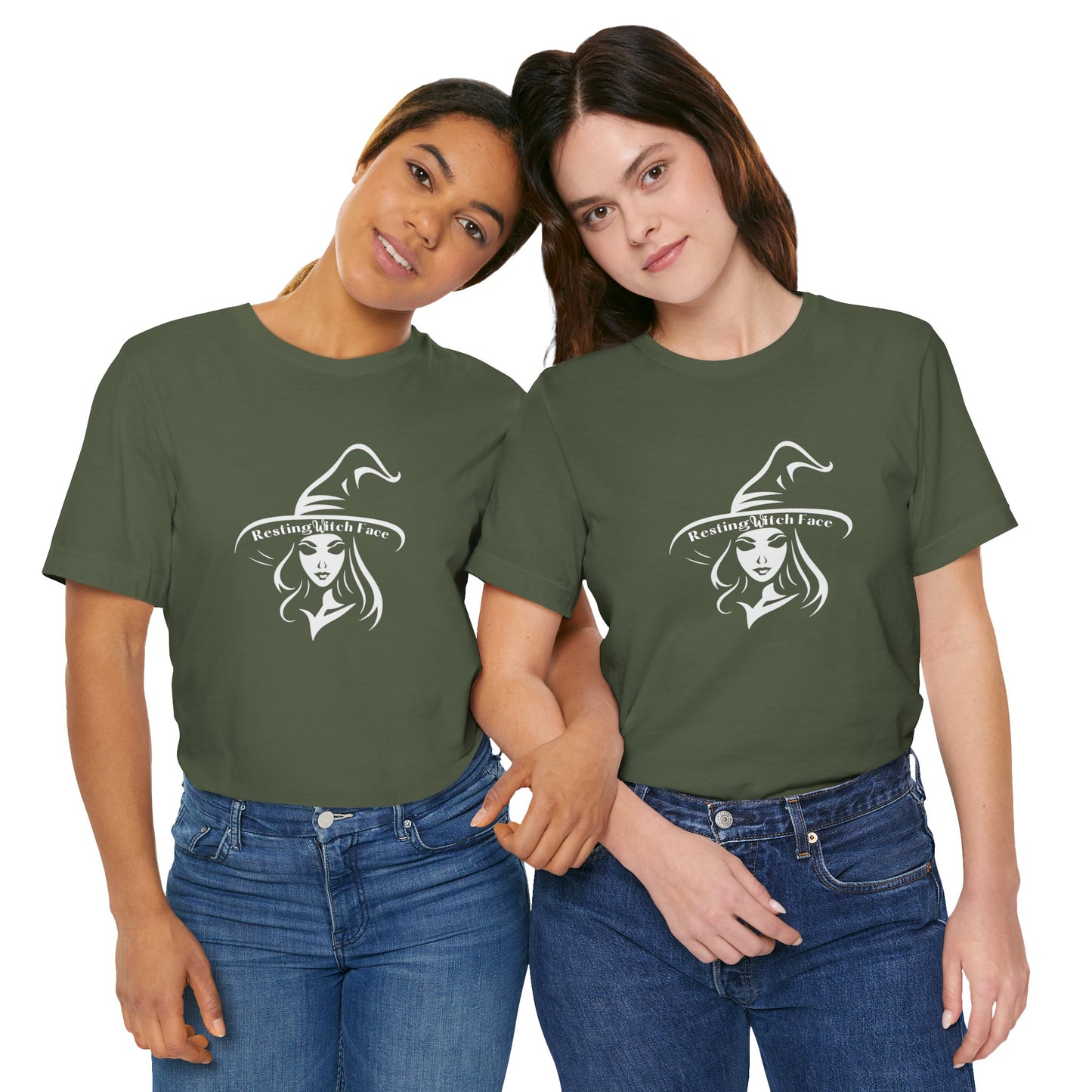 Resting Witch Face Women's Halloween Tee