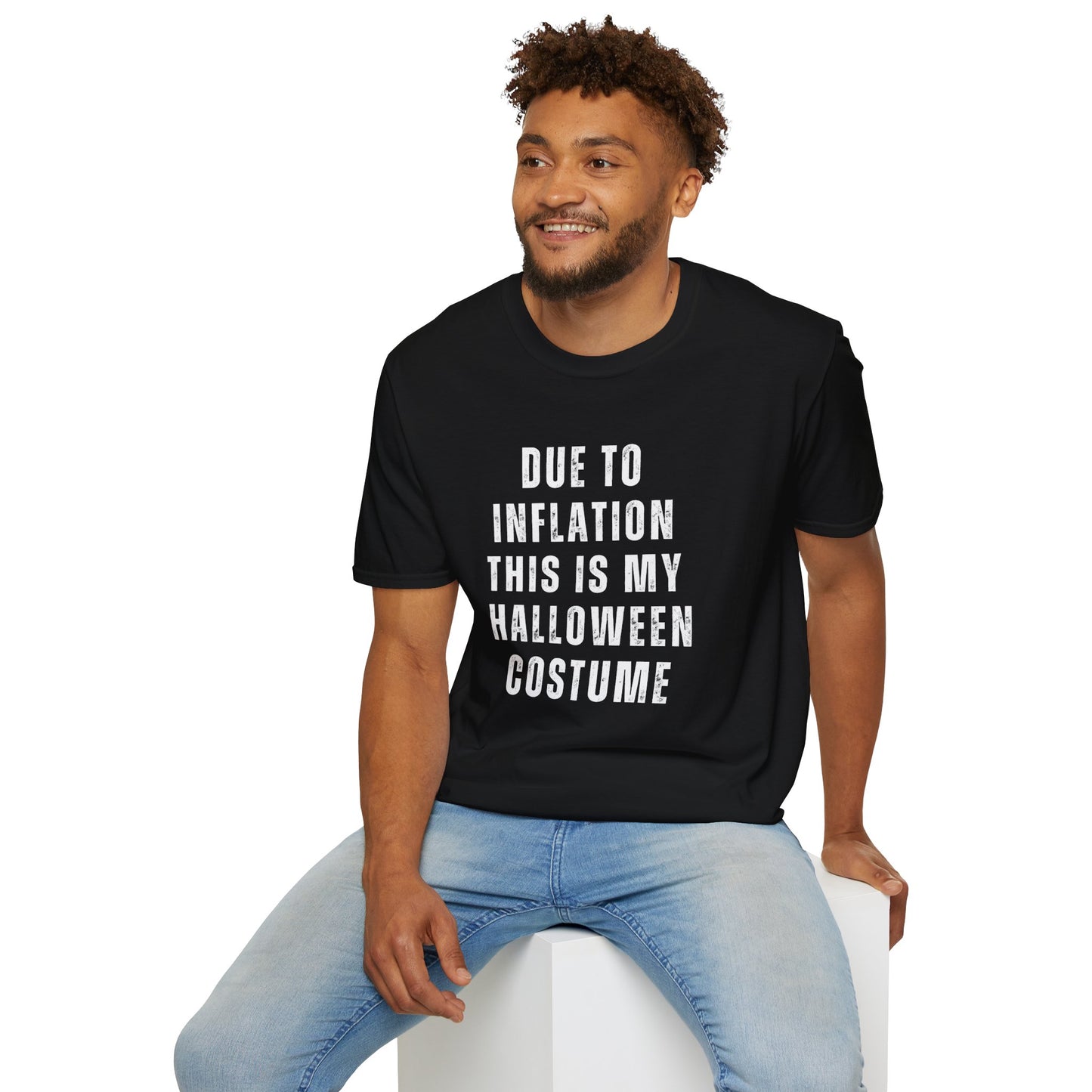 Due To Inflation This Is My Halloween Costume Men's Halloween T-Shirt