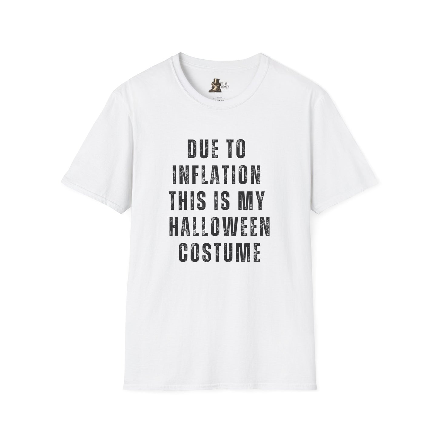 Due To Inflation This Is My Halloween Costume Men's Halloween T-Shirt