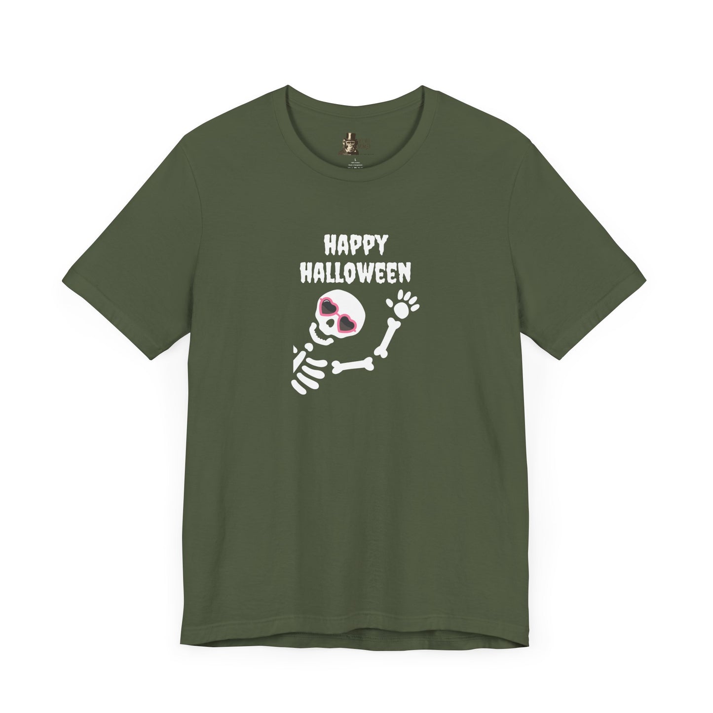 Skeleton Happy Halloween Women's Halloween Tee