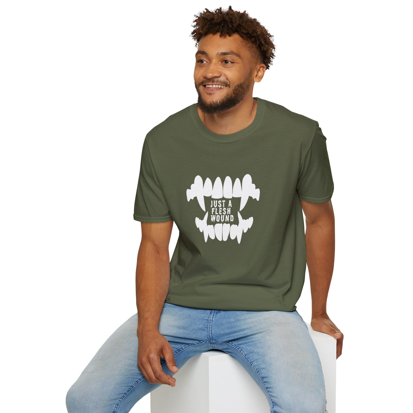 Just A Flesh Would Men's Halloween T-Shirt