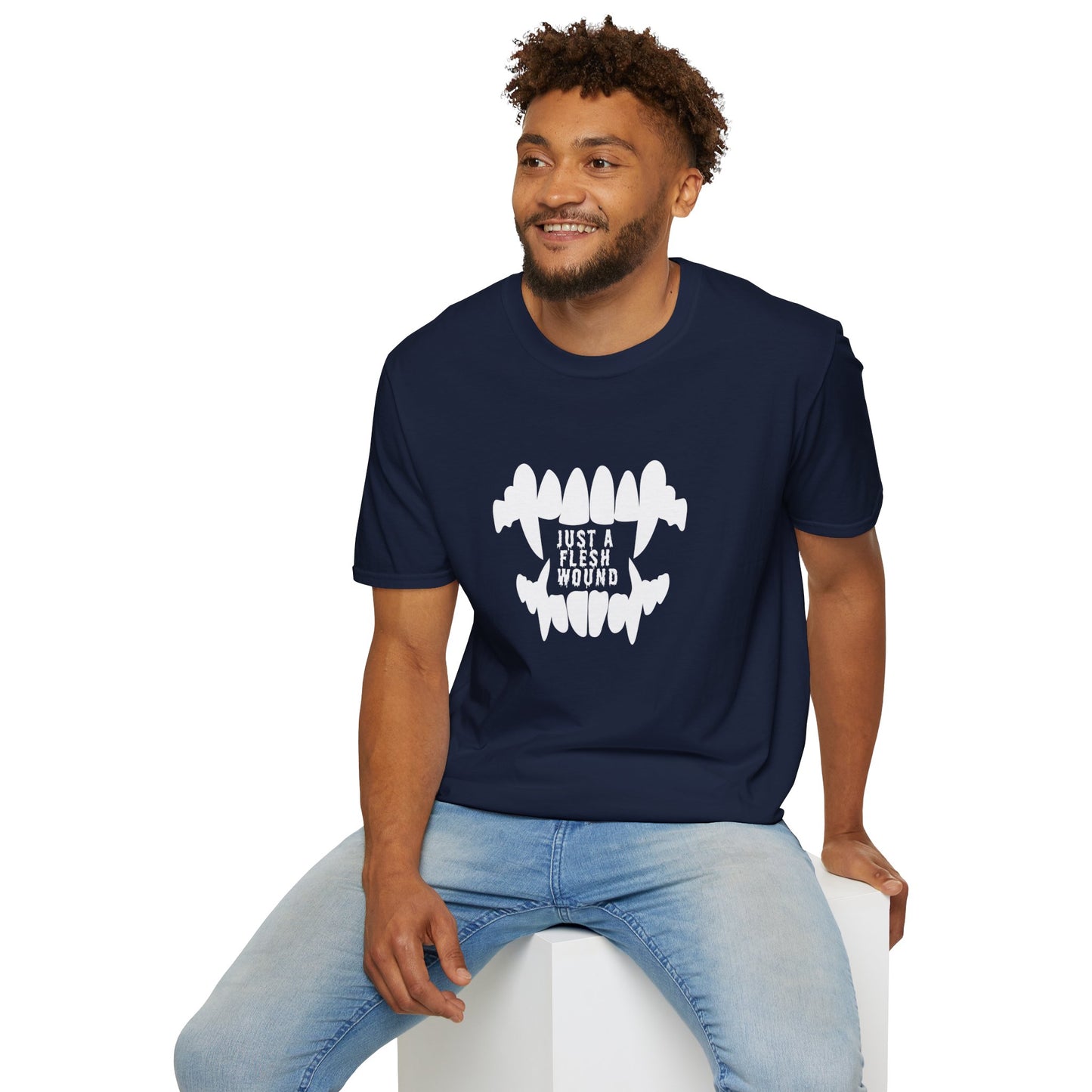 Just A Flesh Would Men's Halloween T-Shirt