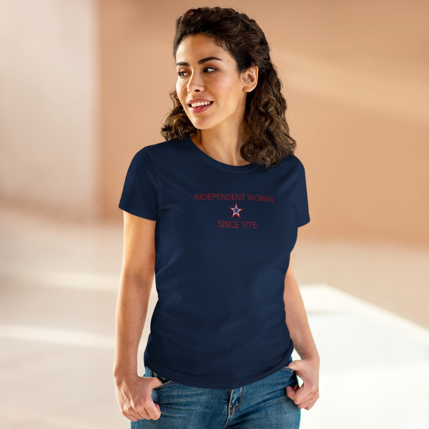 Independent Woman Women's Cotton Tee