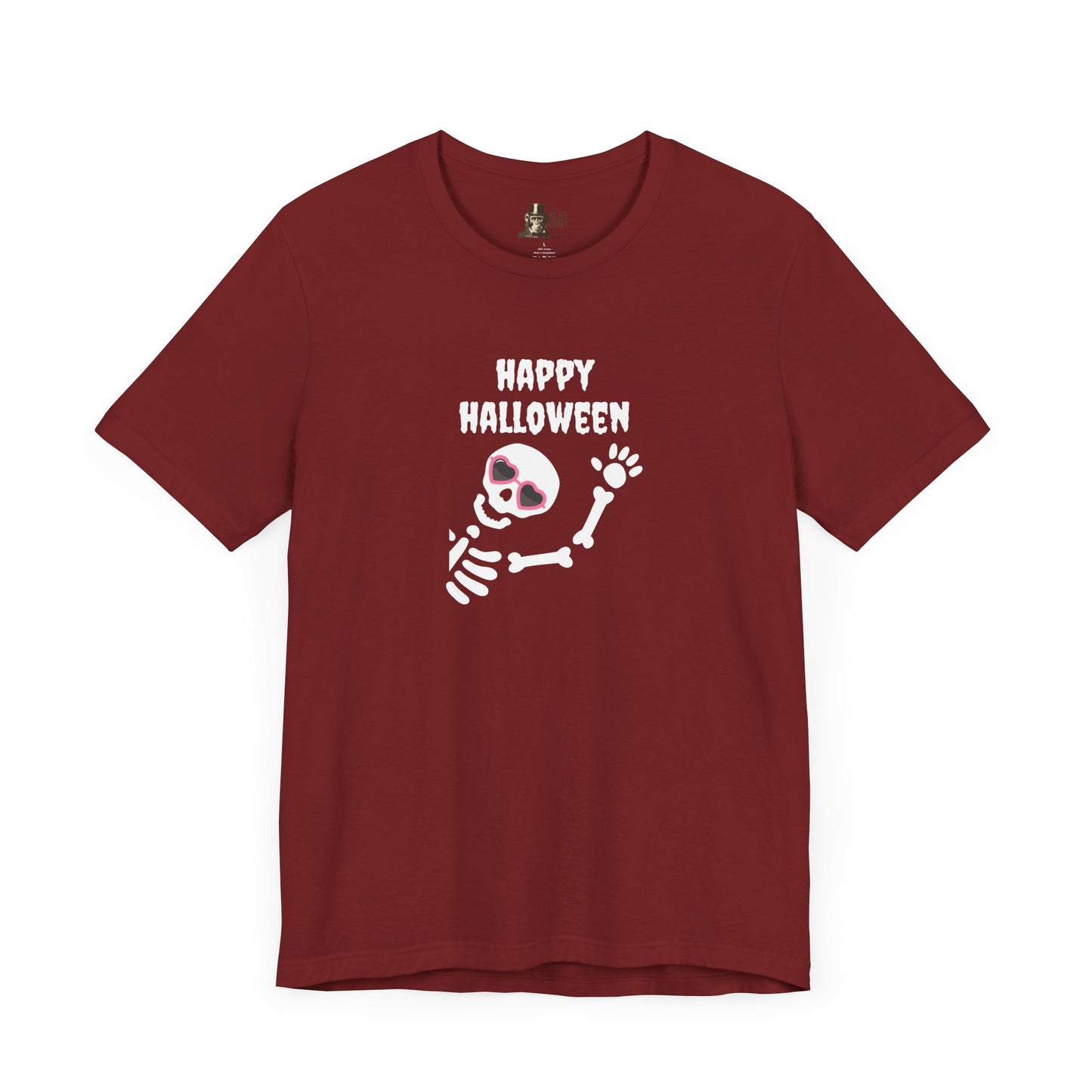 Skeleton Happy Halloween Women's Halloween Tee