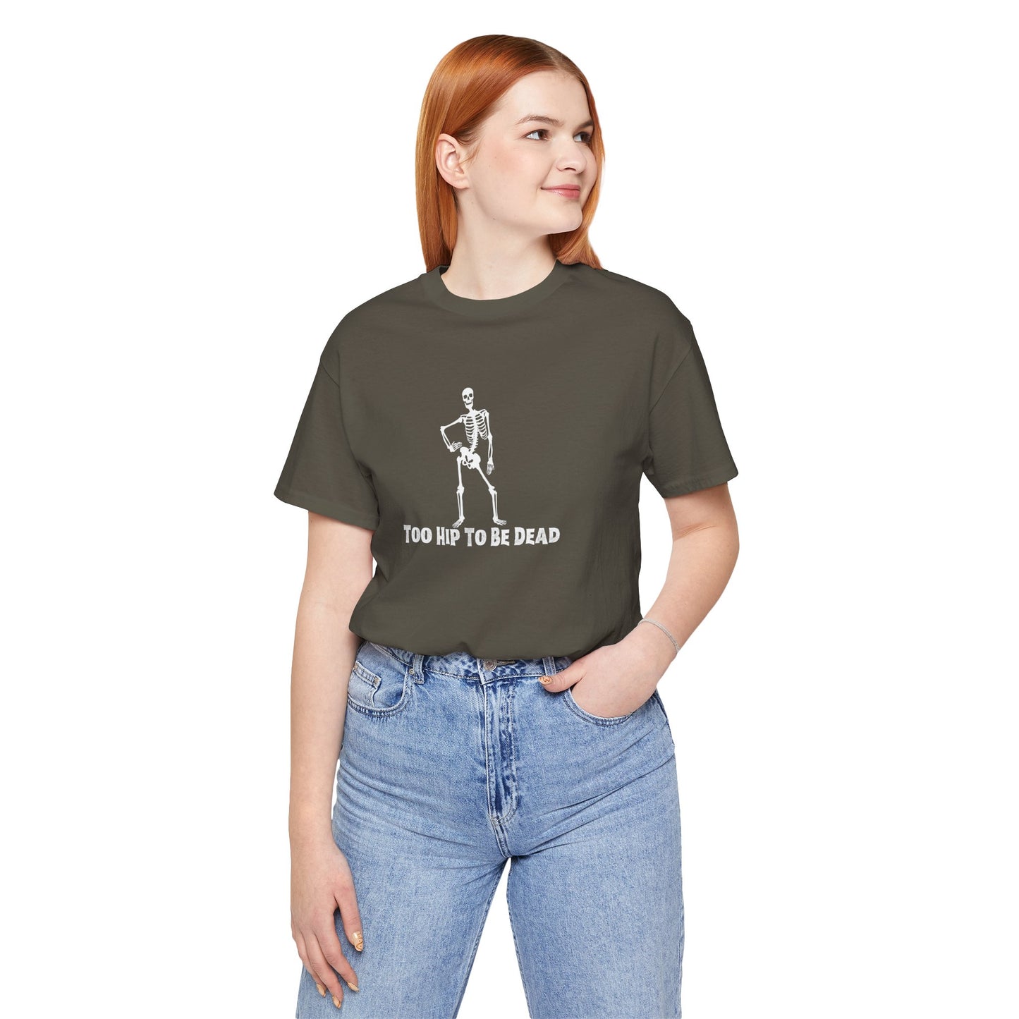 Too Hip To Be Dead Women's Halloween Tee