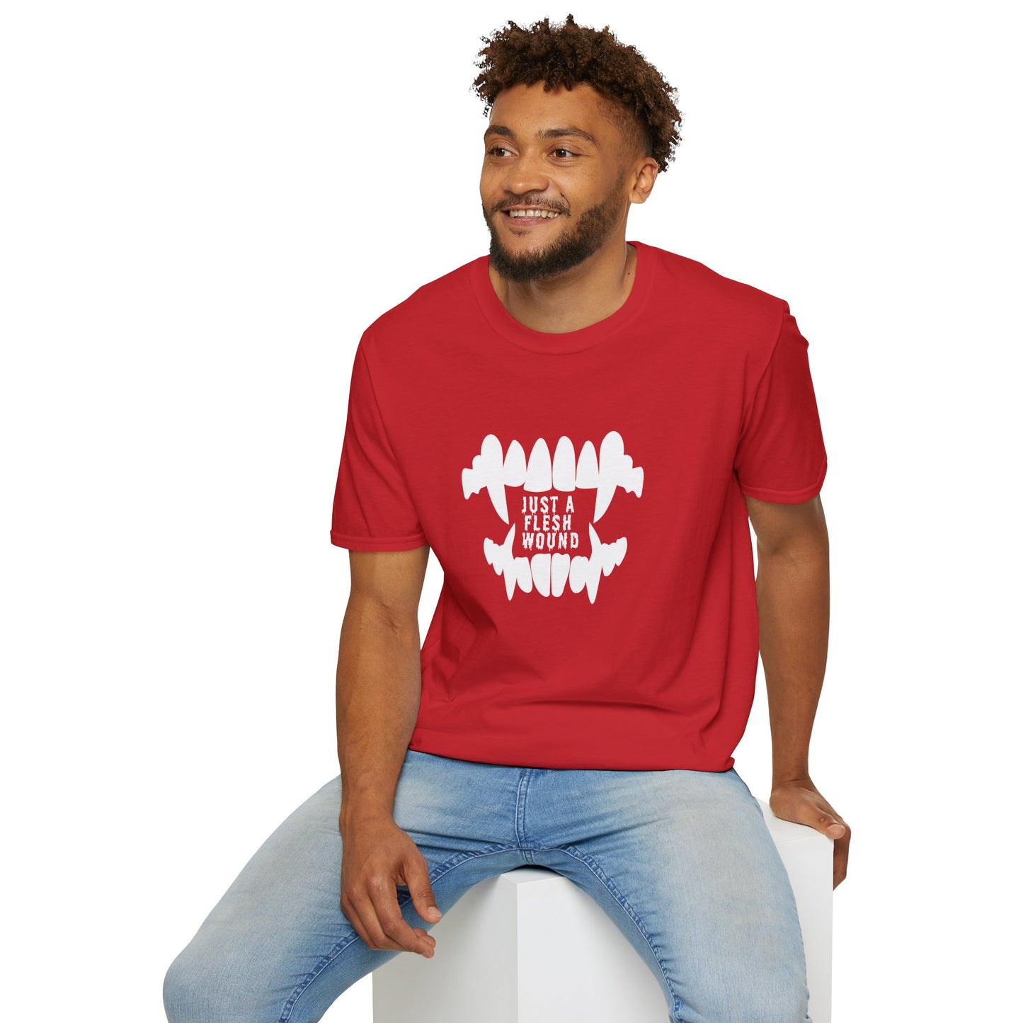 Just A Flesh Would Men's Halloween T-Shirt