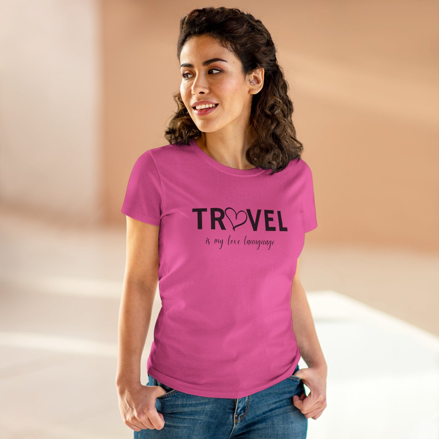 Travel Is My Love Language Women's Tee