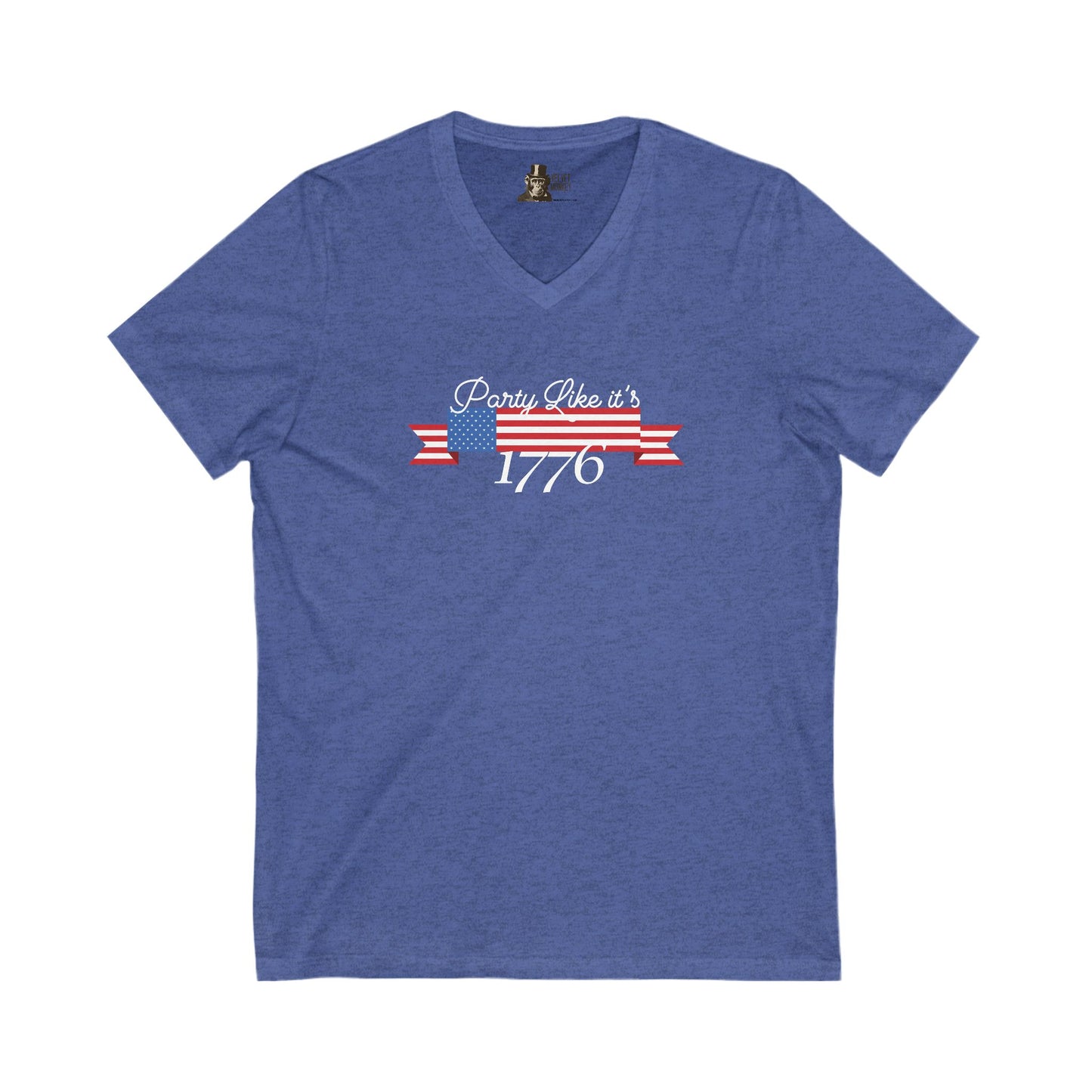 Party Like It's 1776 Women's V-Neck Tee