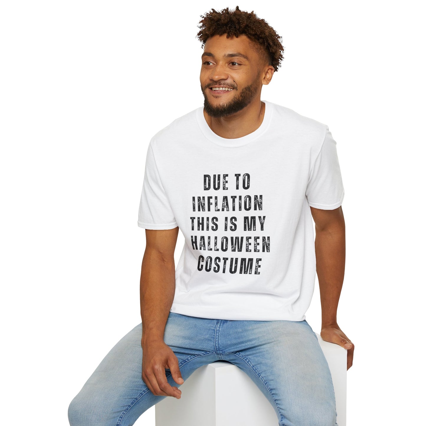 Due To Inflation This Is My Halloween Costume Men's Halloween T-Shirt
