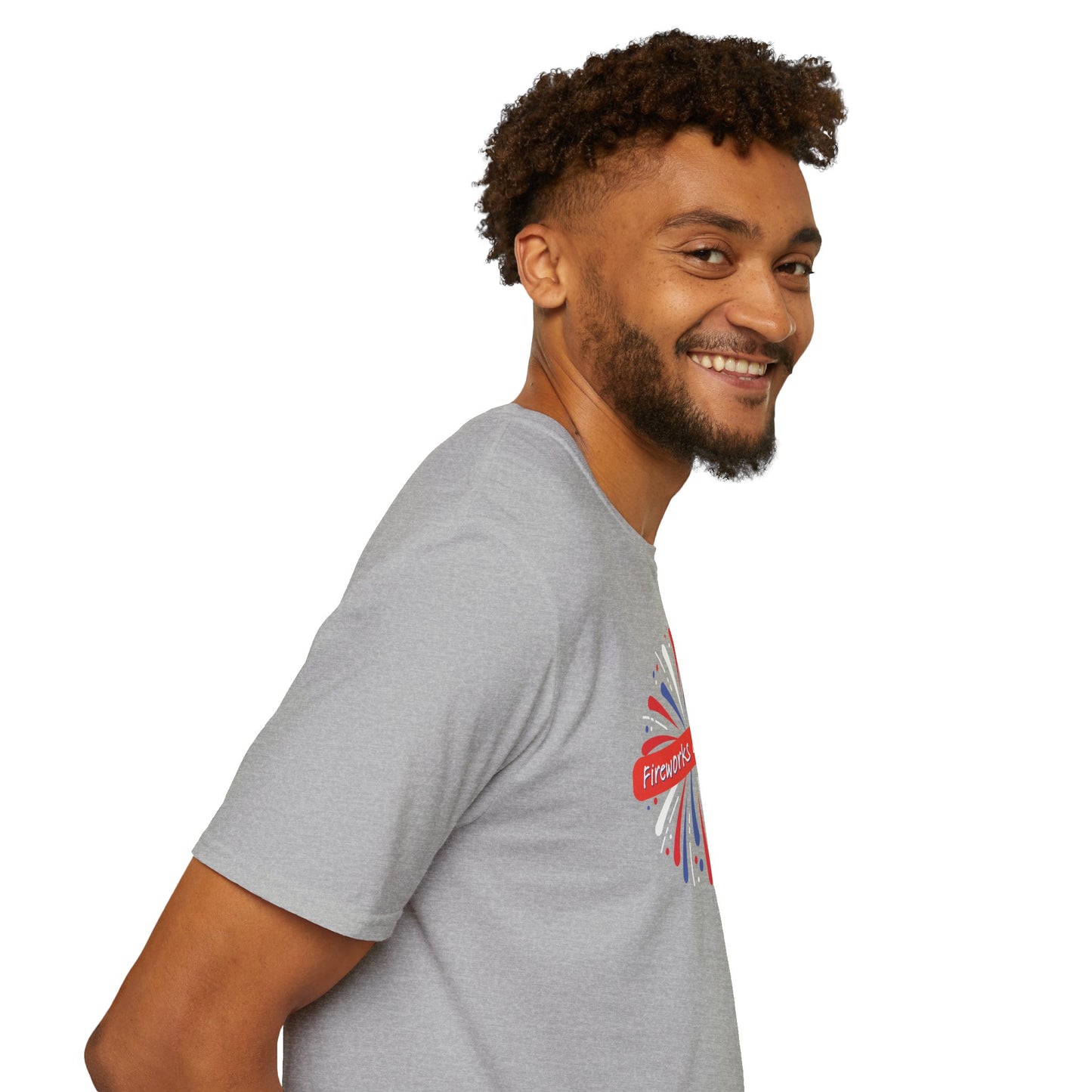 Fireworks & Freedom Men's Softstyle T-Shirt