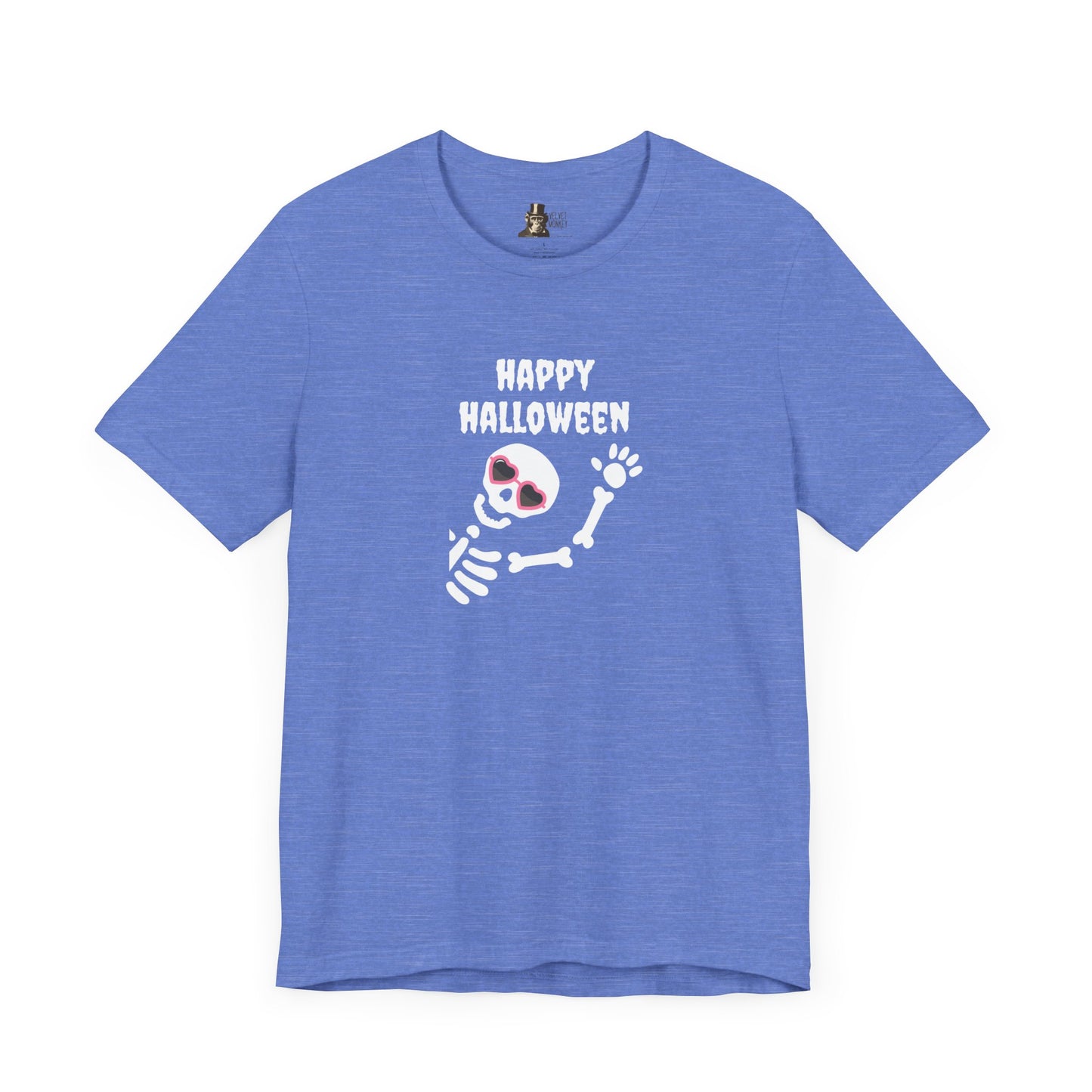 Skeleton Happy Halloween Women's Halloween Tee
