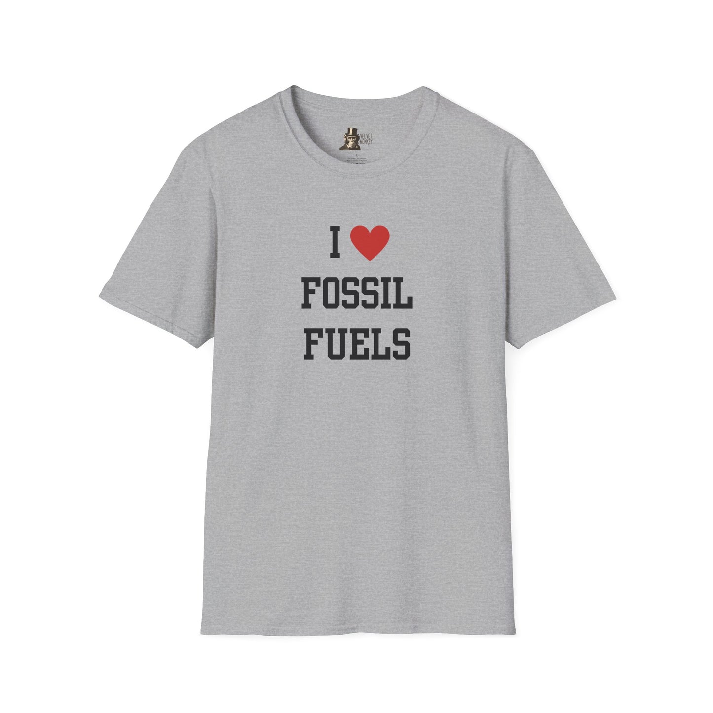I ♥ Fossil Fuels Men's T-Shirt