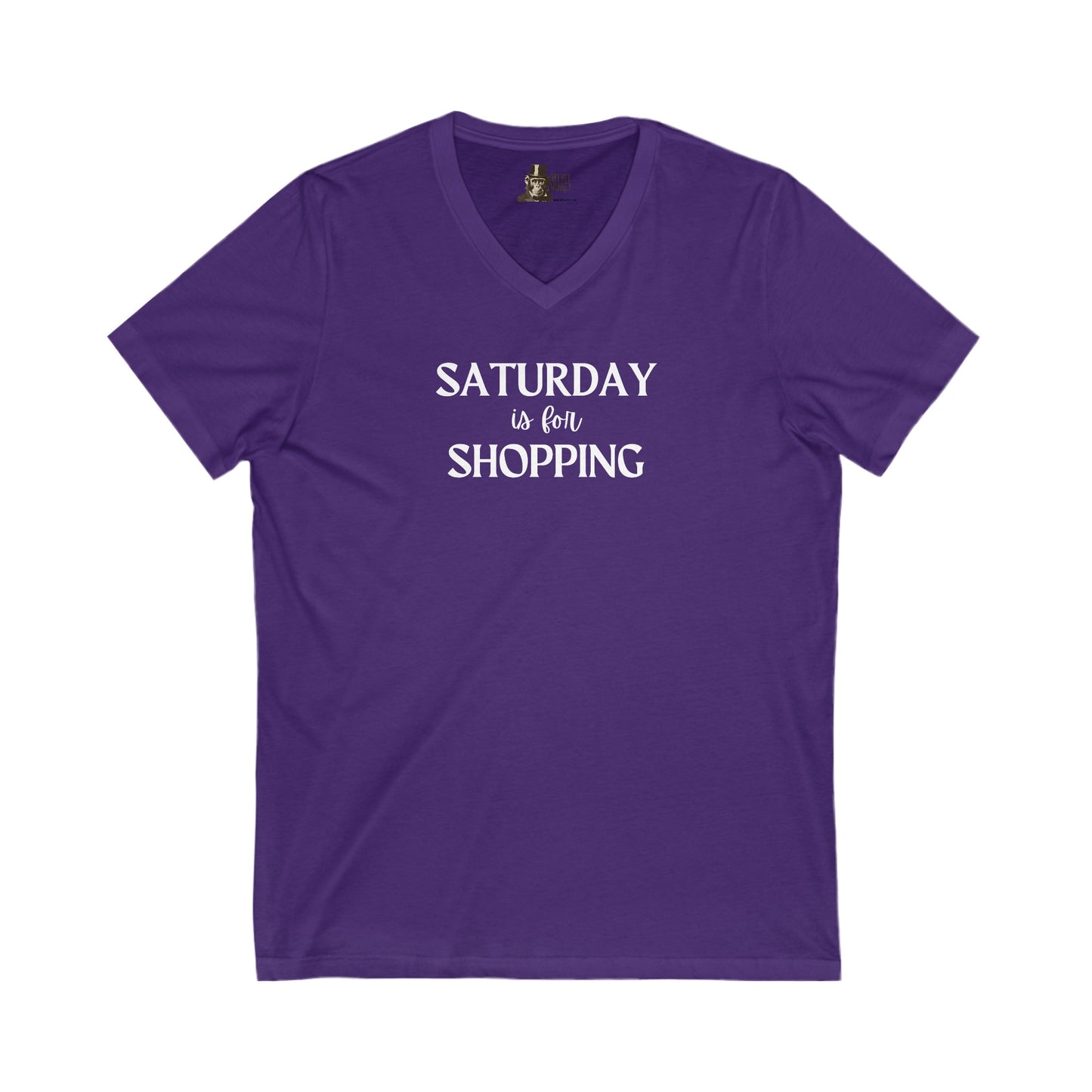 Saturday is for Shopping Women's V-Neck Tee