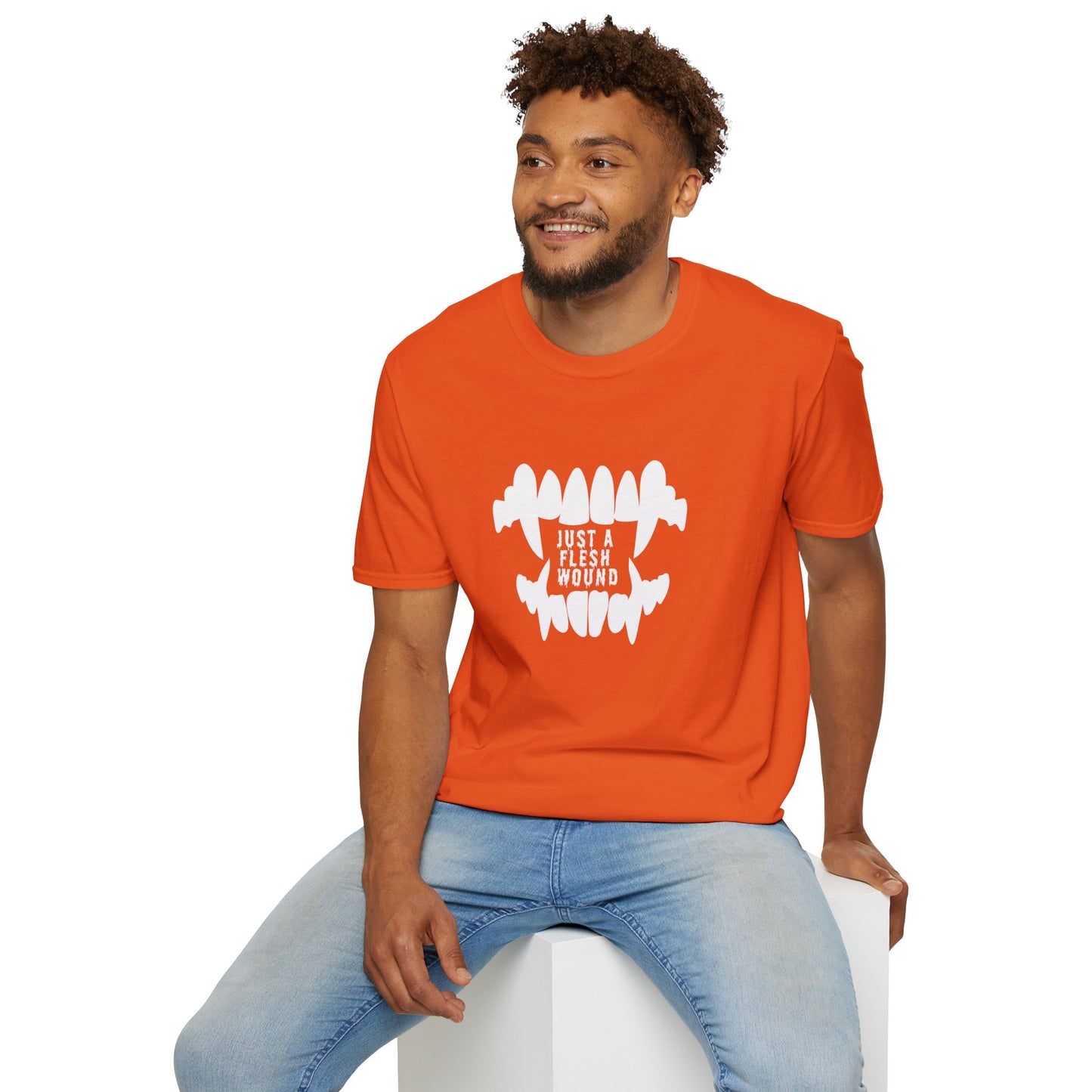 Just A Flesh Would Men's Halloween T-Shirt