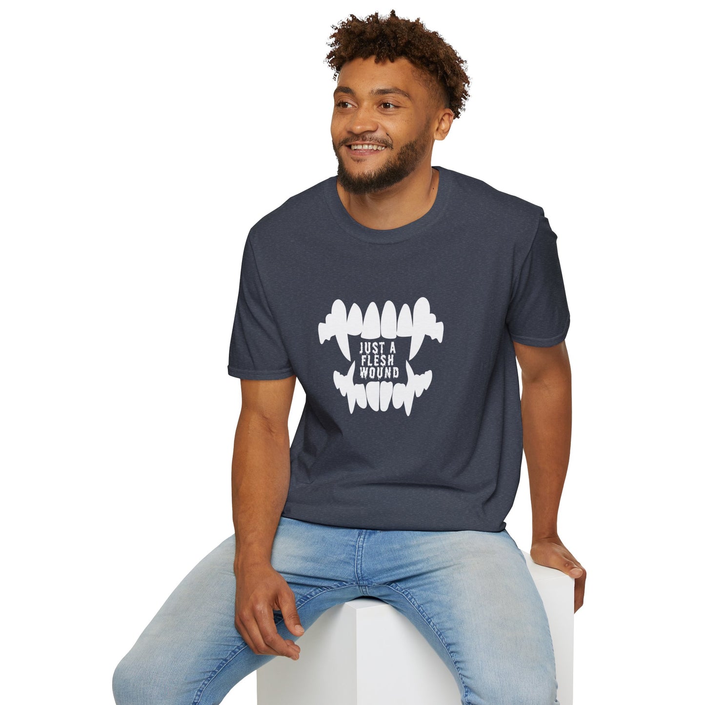 Just A Flesh Would Men's Halloween T-Shirt