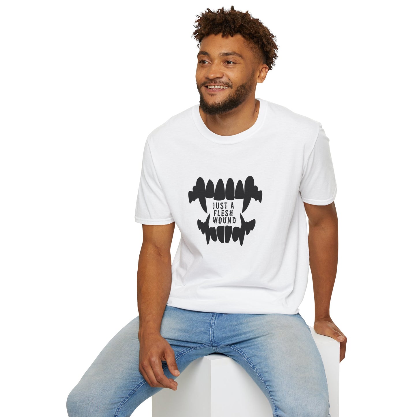 Just A Flesh Would Men's Halloween T-Shirt