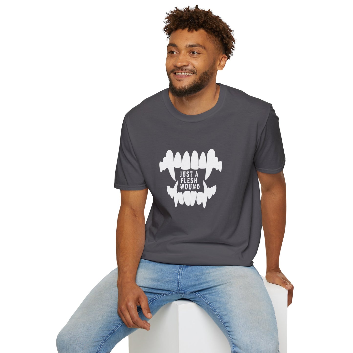 Just A Flesh Would Men's Halloween T-Shirt