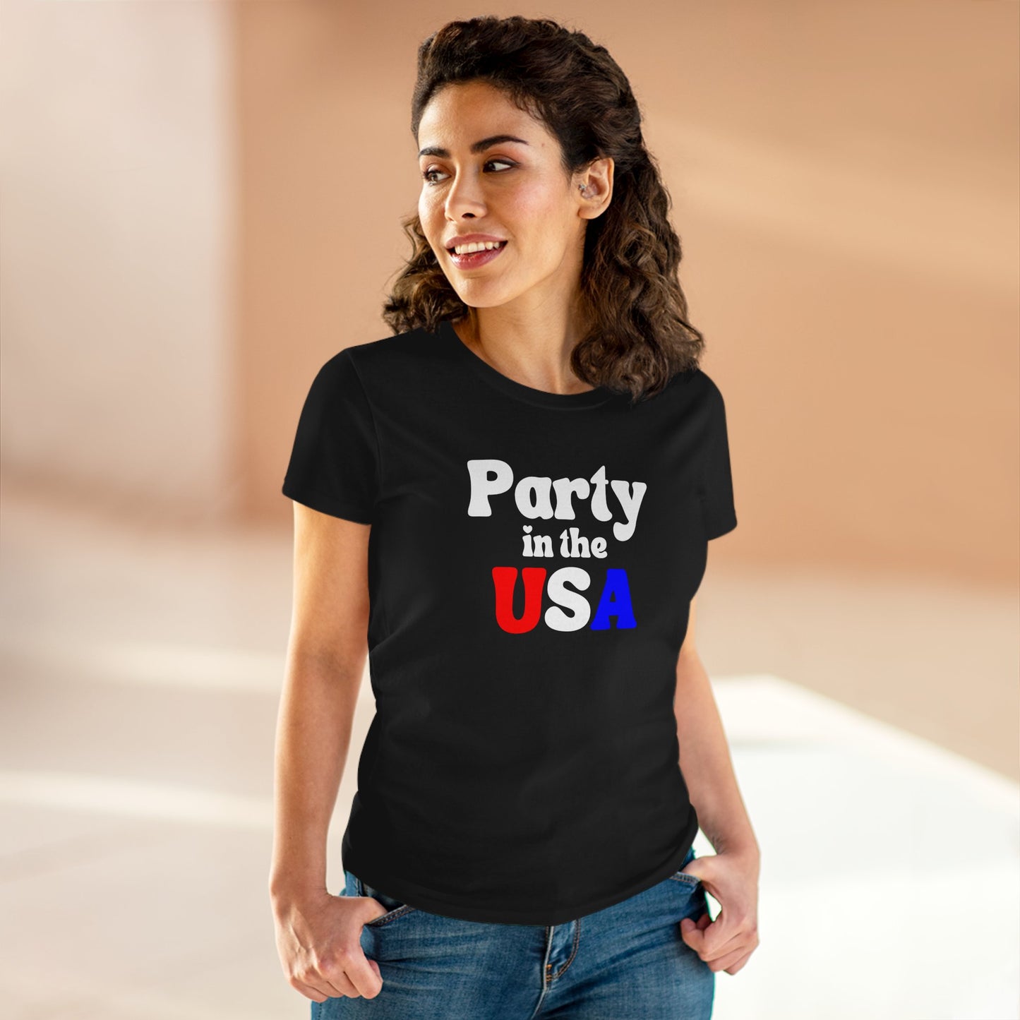 Party in the USA Women's Patriotic Tee