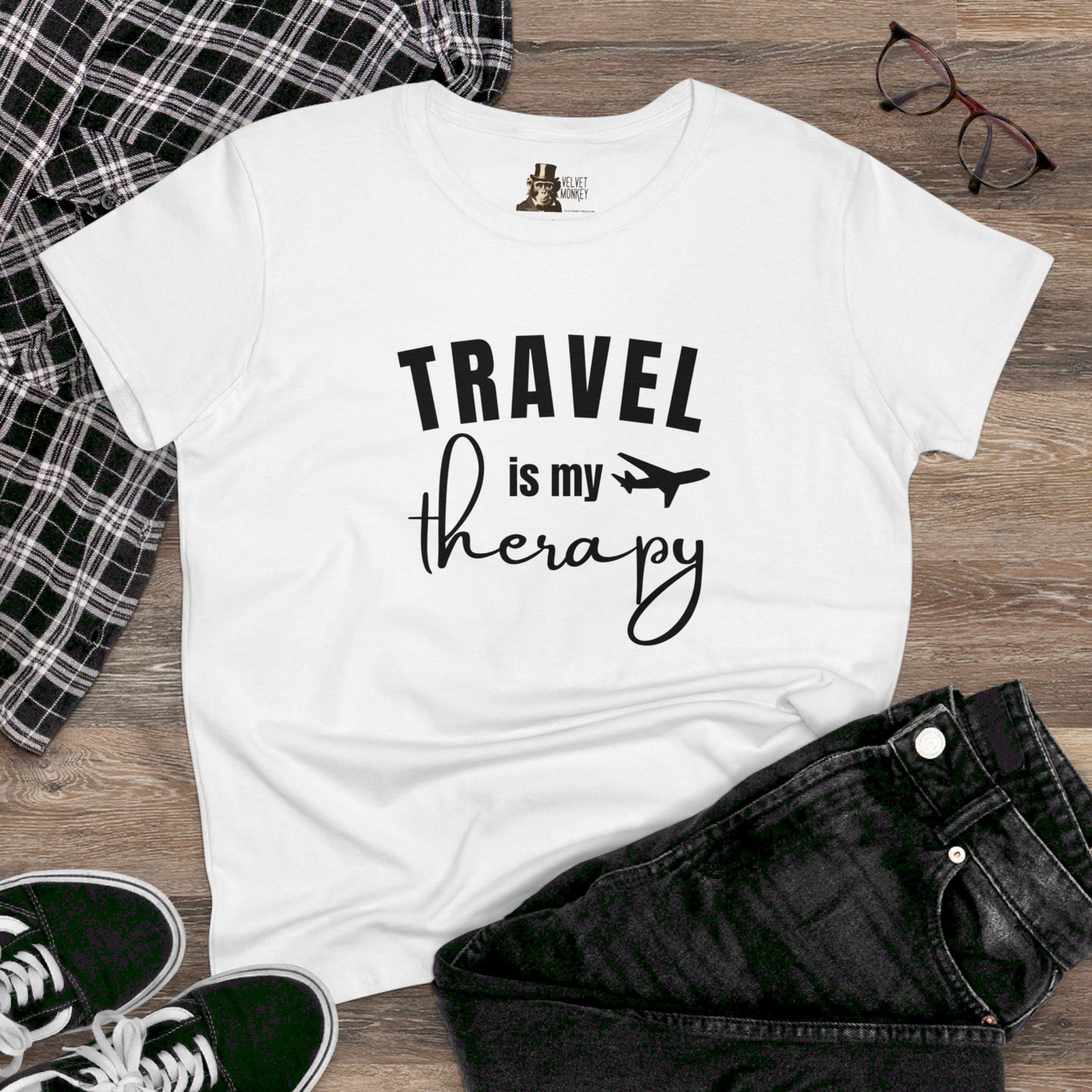 Travel Is My Therapy Women's Tee