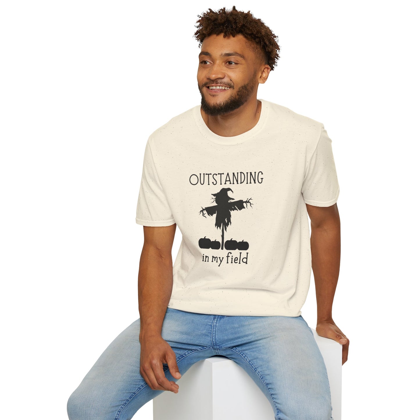 Outstanding In My Field Men's Halloween T-Shirt