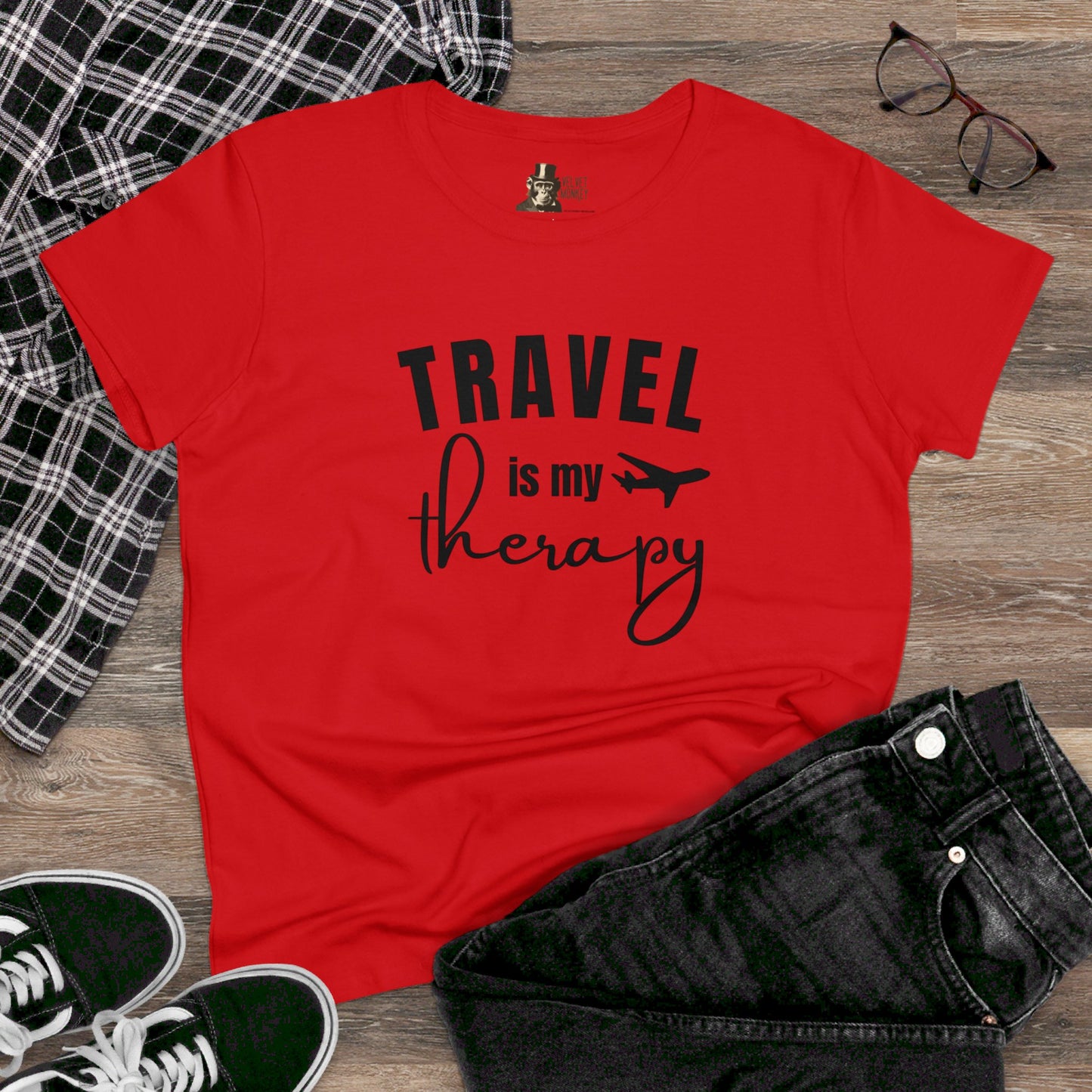 Travel Is My Therapy Women's Tee