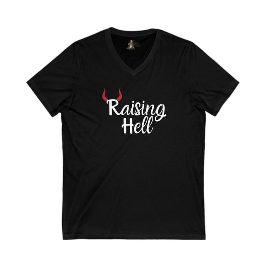 Raising Hell Women's V-Neck T-Shirt