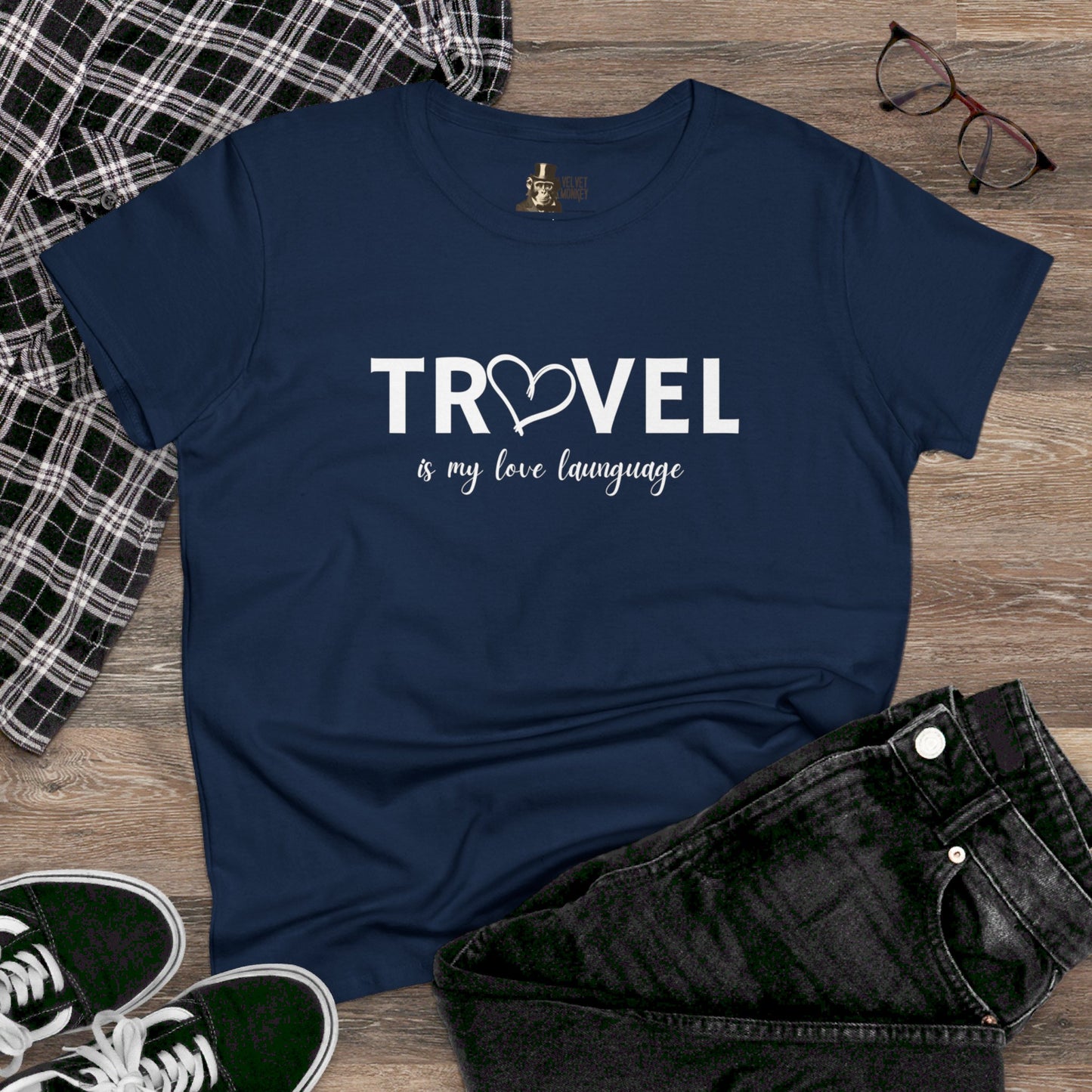 Travel Is My Love Language Women's Tee