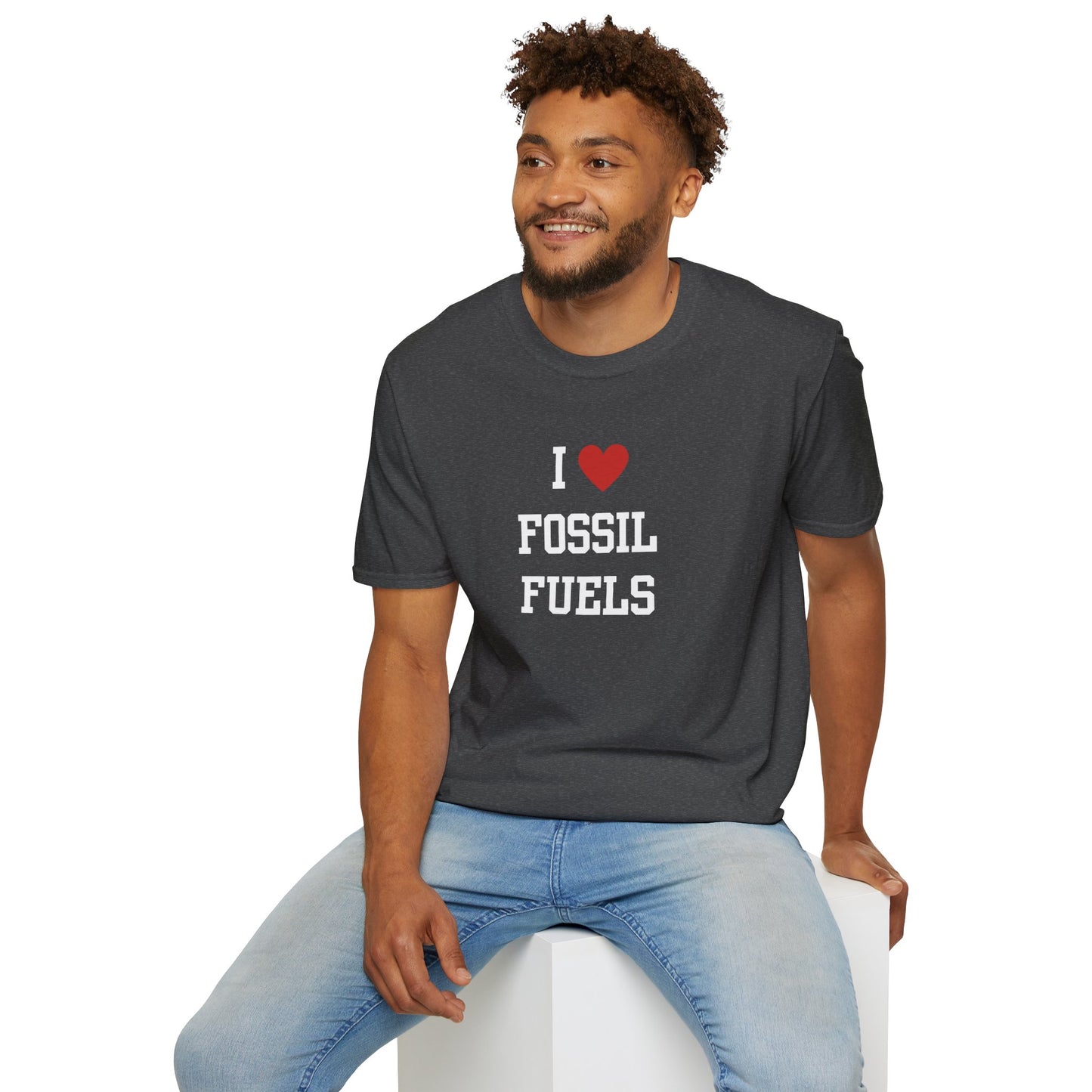 I ♥ Fossil Fuels Men's T-Shirt