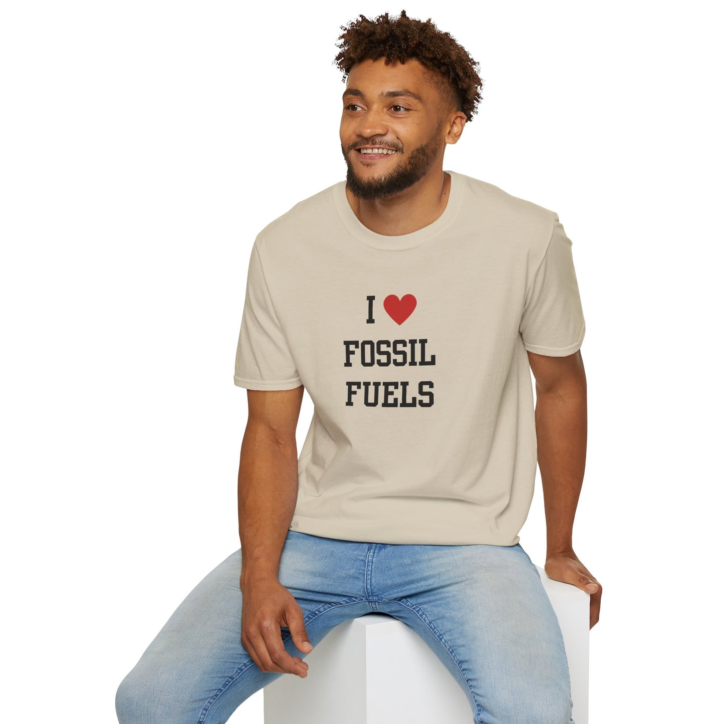 I ♥ Fossil Fuels Men's T-Shirt