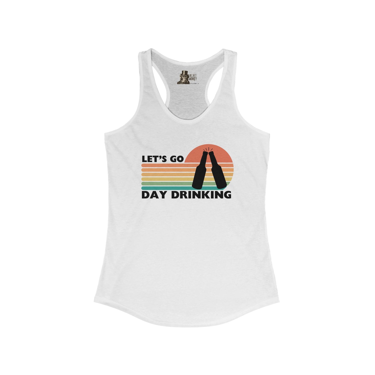 Let's Go Day Drinking Women's Racerback Tank