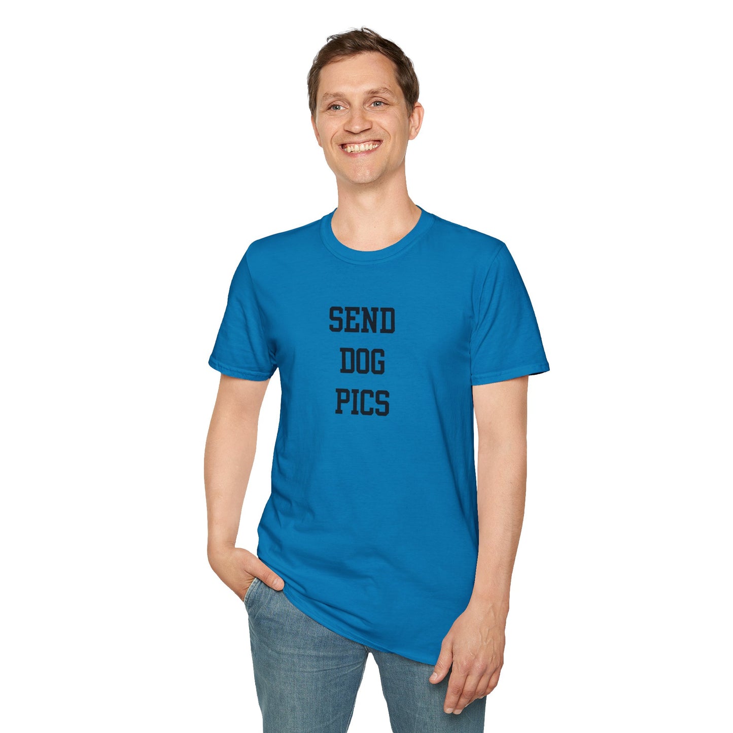 Send Dog Pics Men's T-Shirt