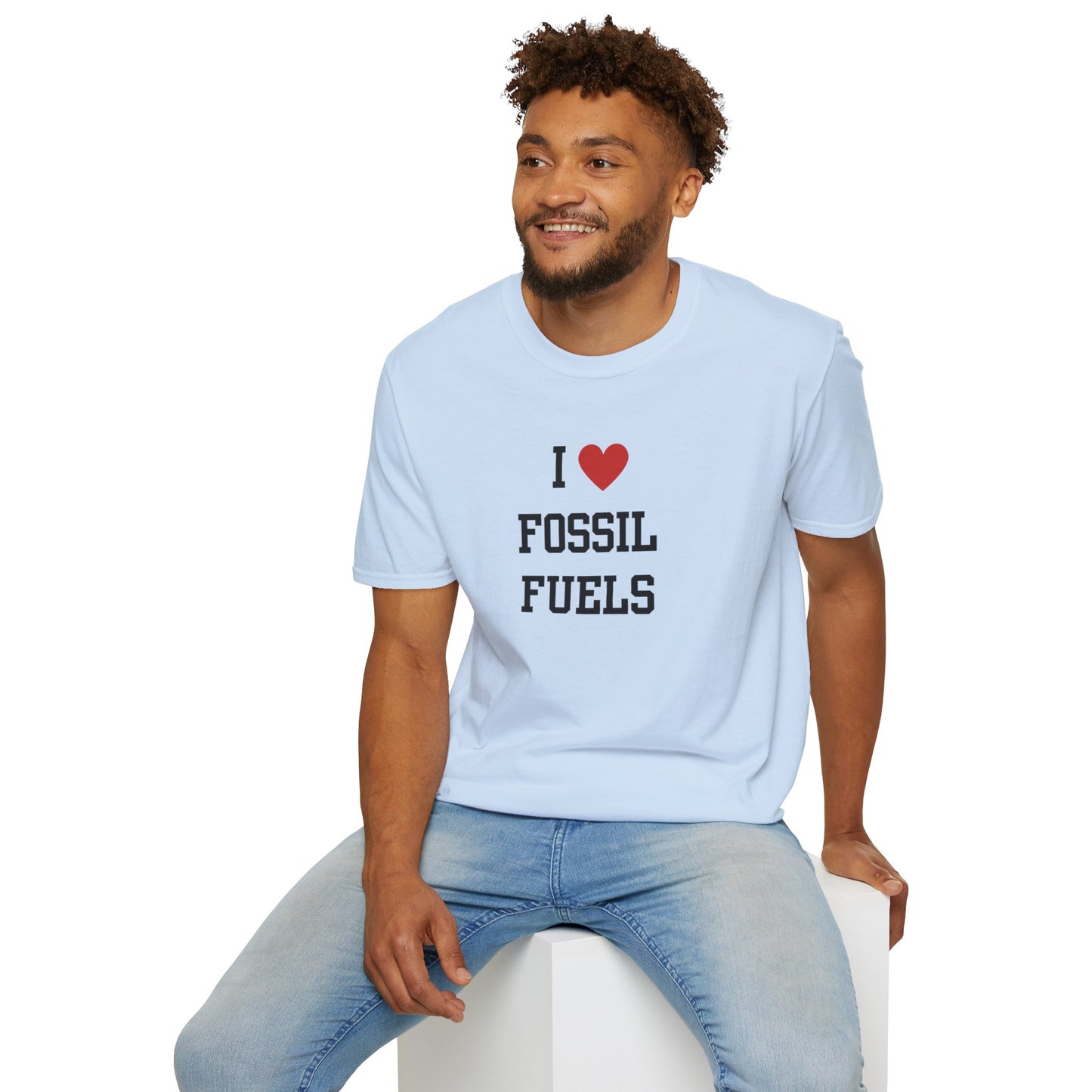 I ♥ Fossil Fuels Men's T-Shirt