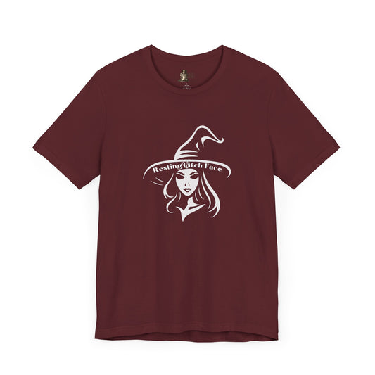 Resting Witch Face Women's Halloween Tee