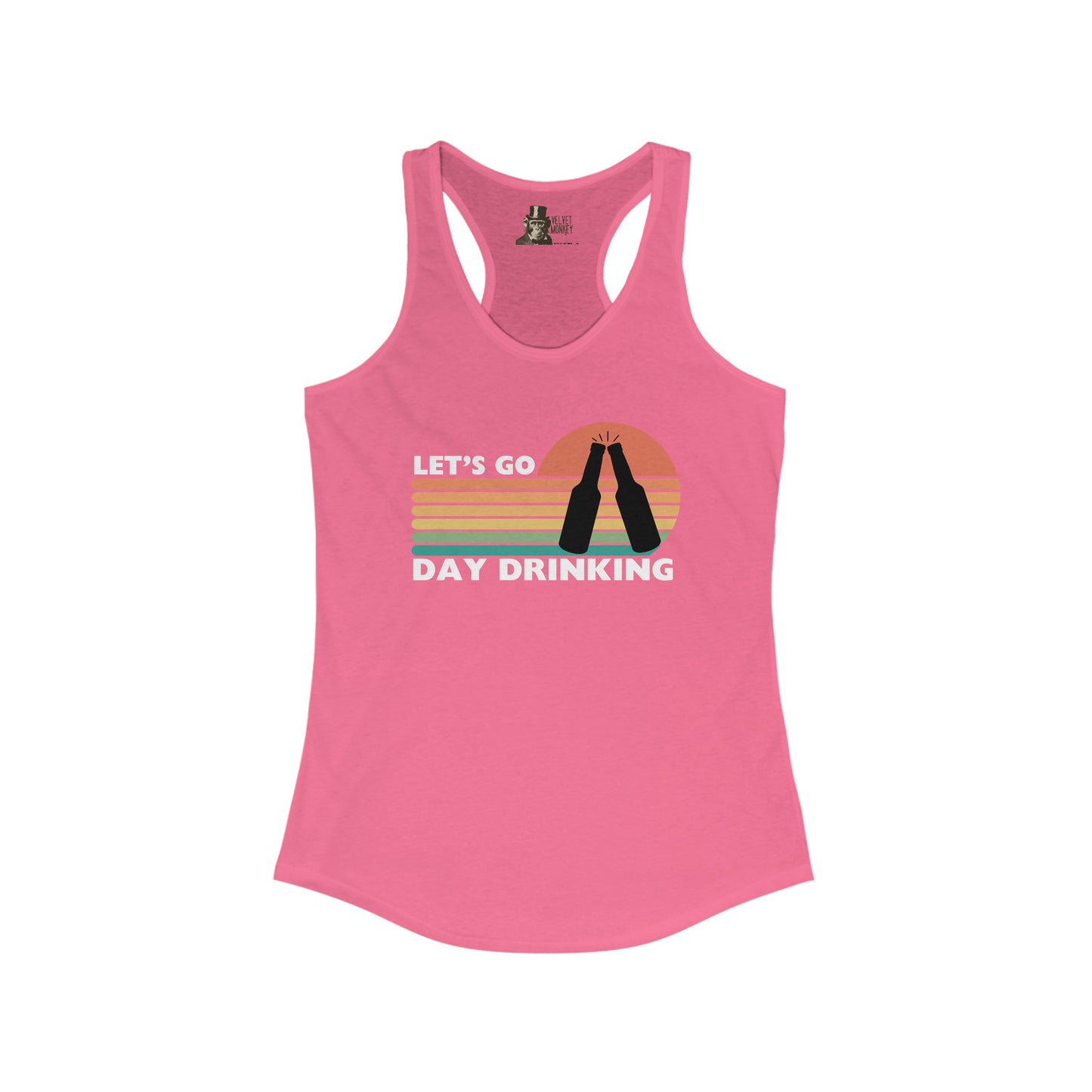 Let's Go Day Drinking Women's Racerback Tank