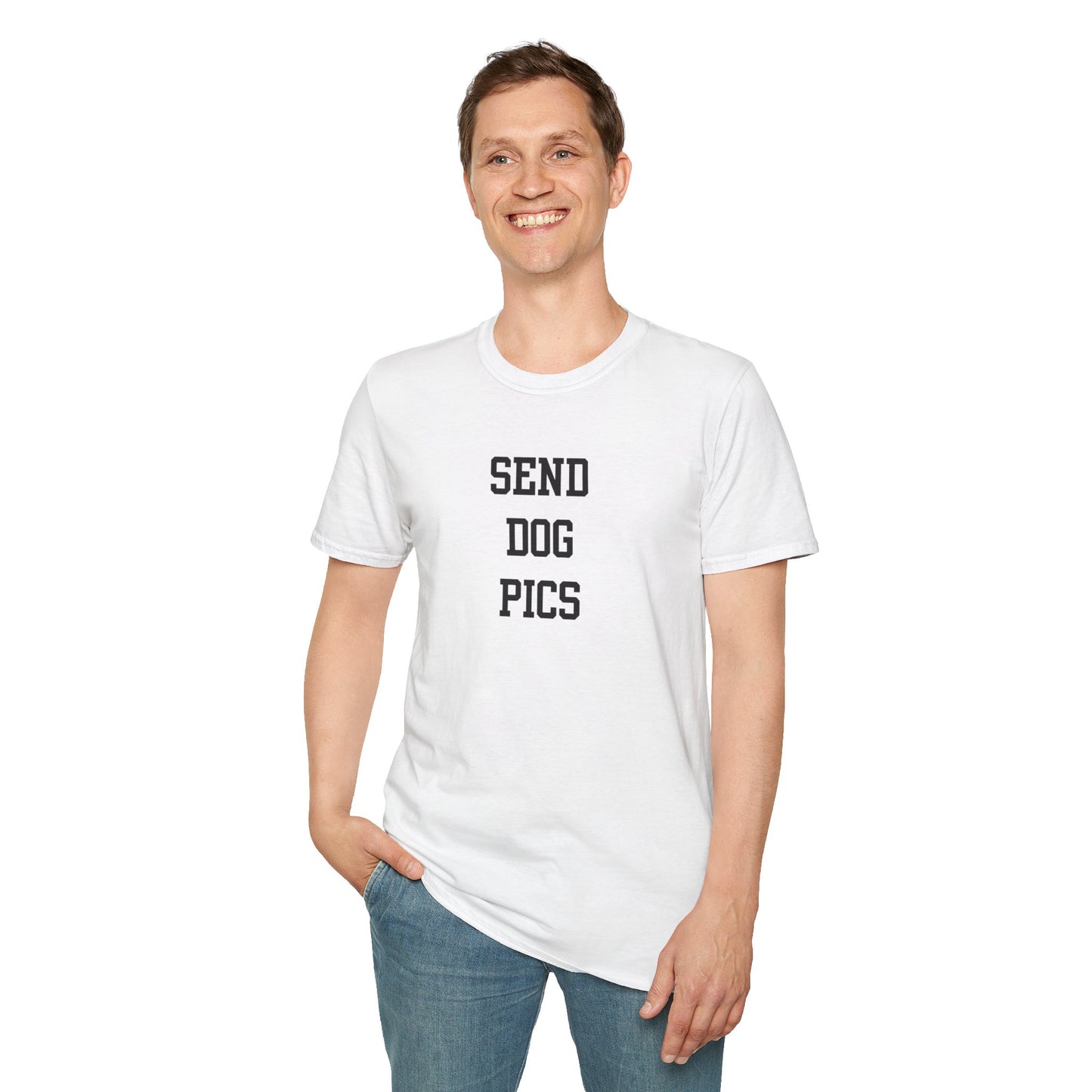 Send Dog Pics Men's T-Shirt