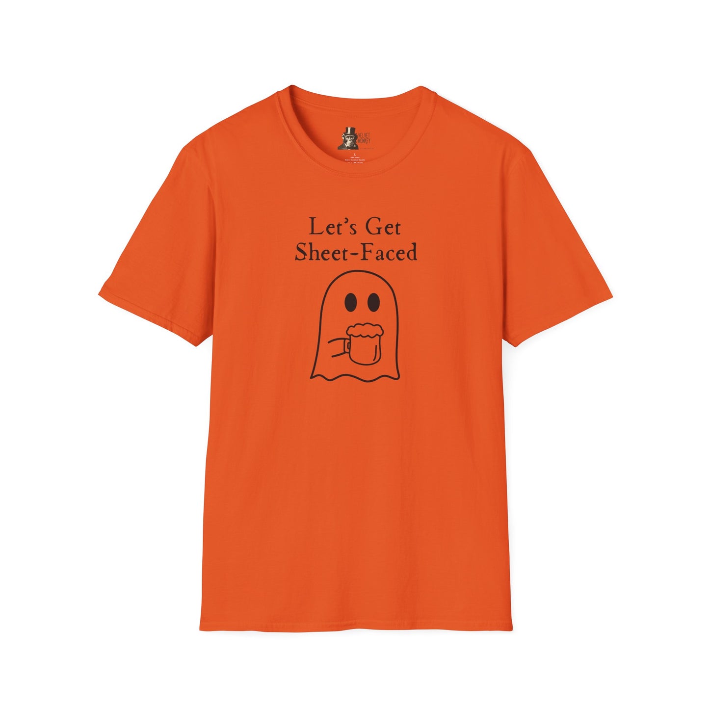 Let's Get Sheet Faced Men's Halloween T-Shirt