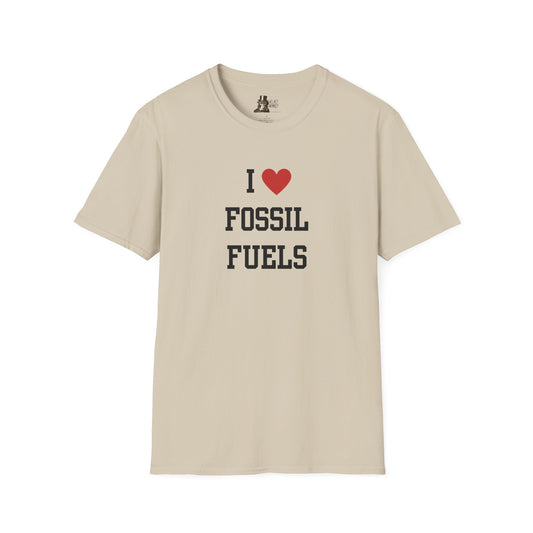 I ♥ Fossil Fuels Men's T-Shirt