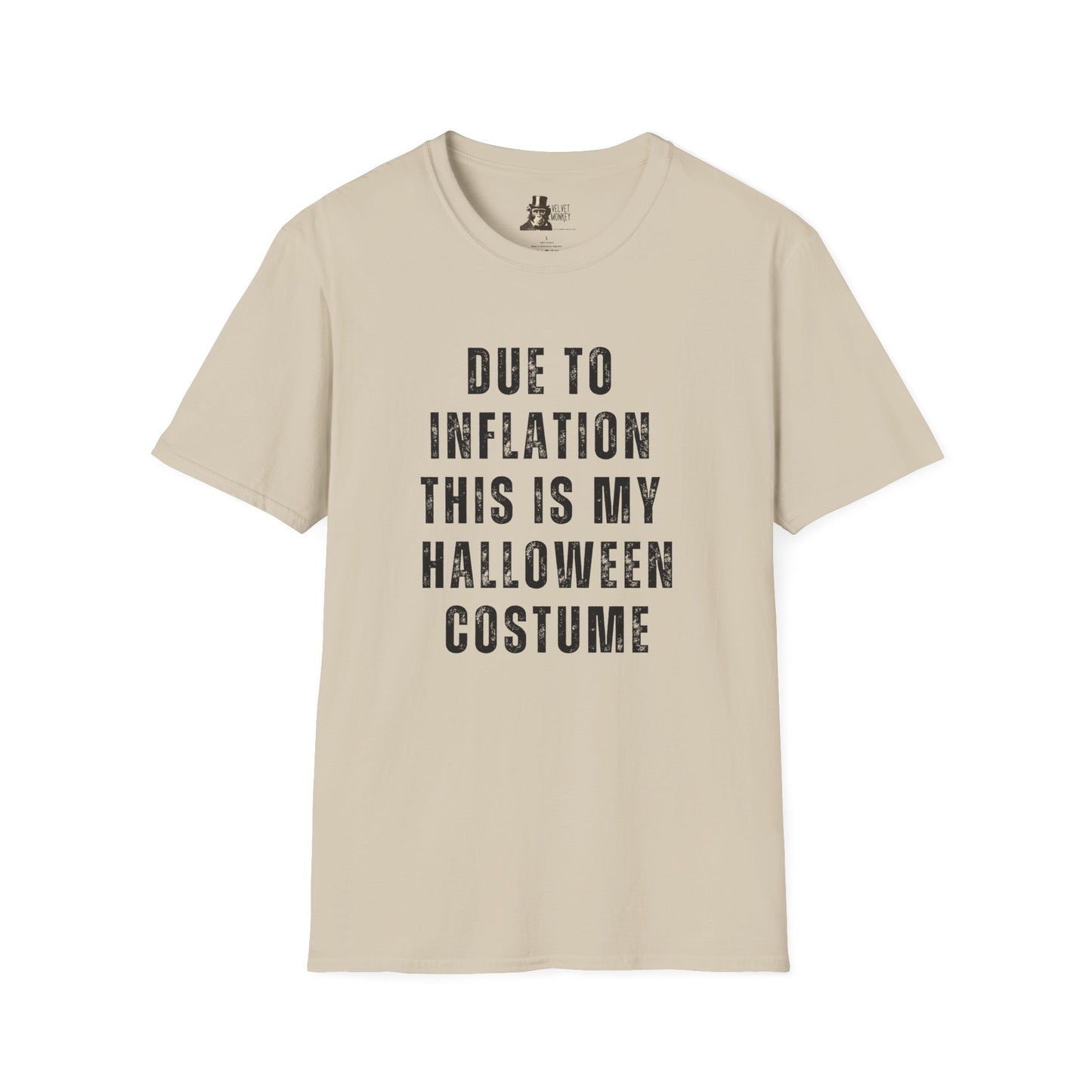 Due To Inflation This Is My Halloween Costume Men's Halloween T-Shirt