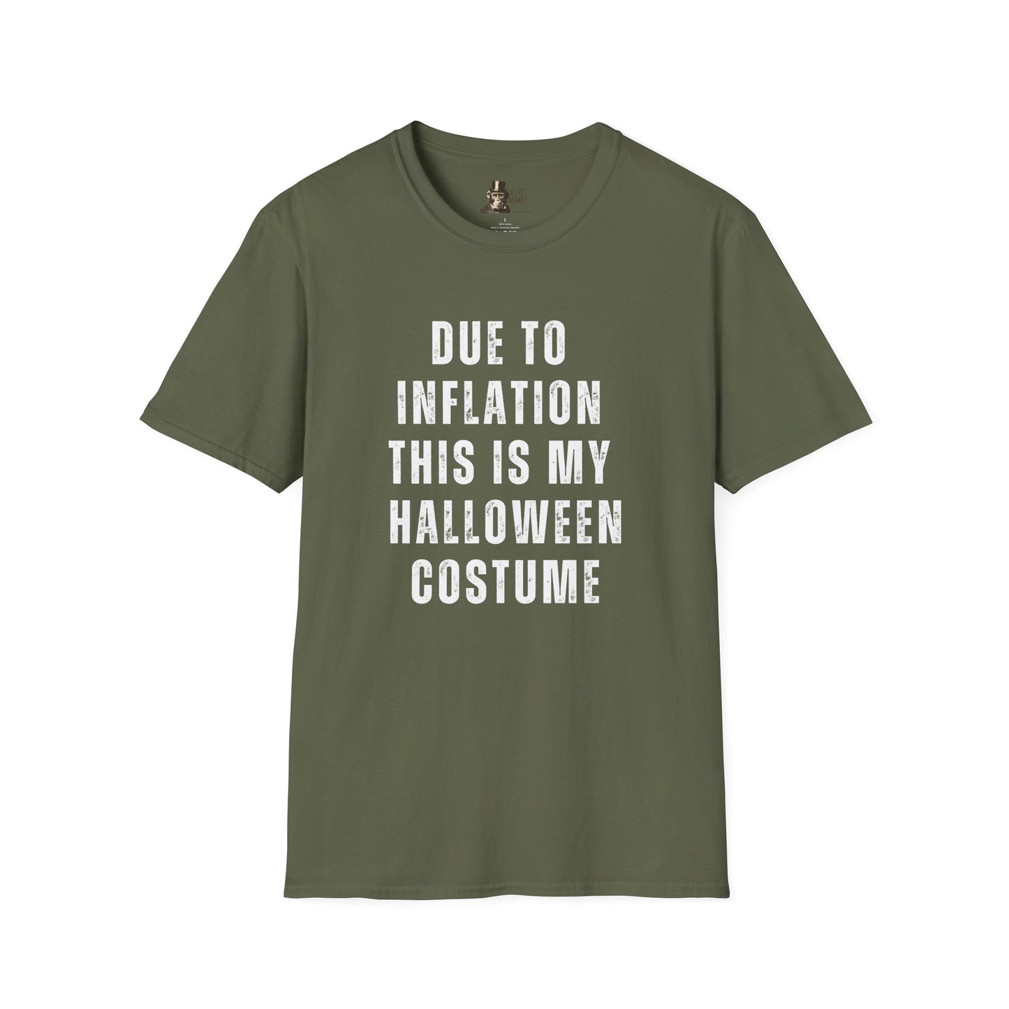 Due To Inflation This Is My Halloween Costume Men's Halloween T-Shirt