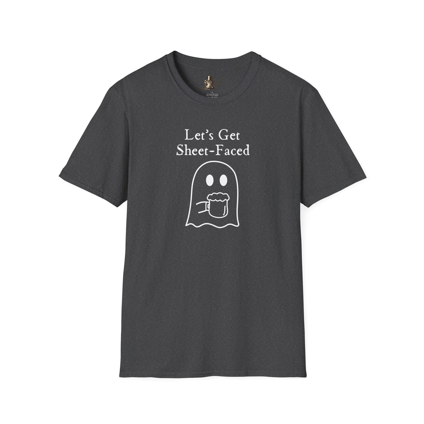 Let's Get Sheet Faced Men's Halloween T-Shirt