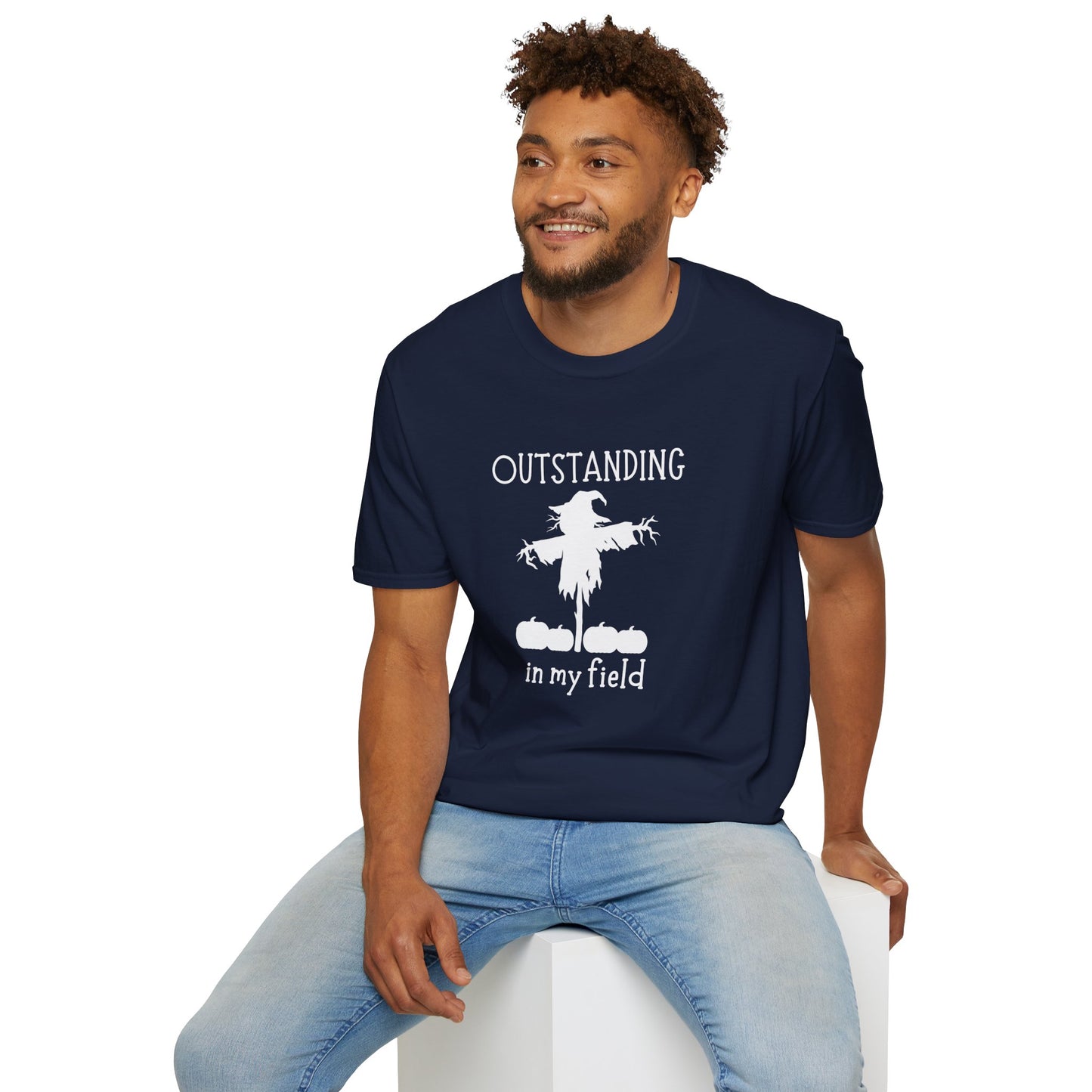 Outstanding In My Field Men's Halloween T-Shirt