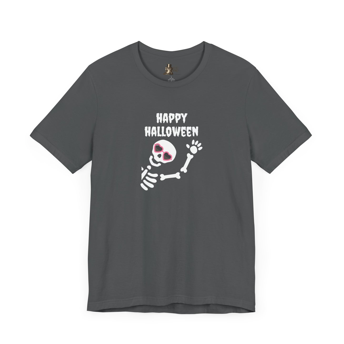 Skeleton Happy Halloween Women's Halloween Tee